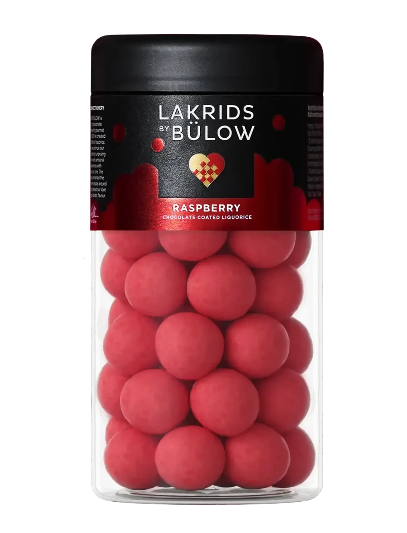 Lakrids by Bülow REGULAR CRISPY RASPBERRY - Lakrids by Bülow - BLACK / red