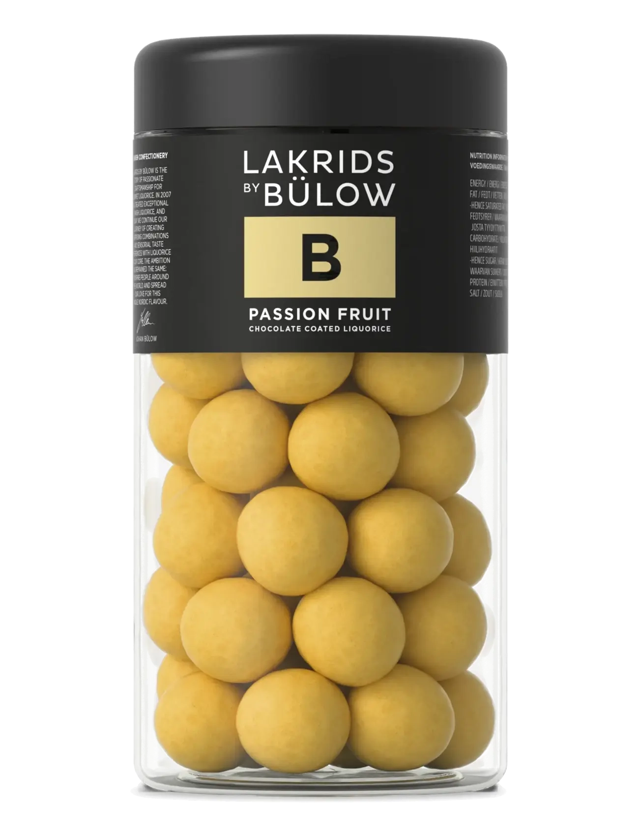 Lakrids by Bülow REGULAR B – PASSION FRUIT - Lakrids by Bülow - BLACK / yellow