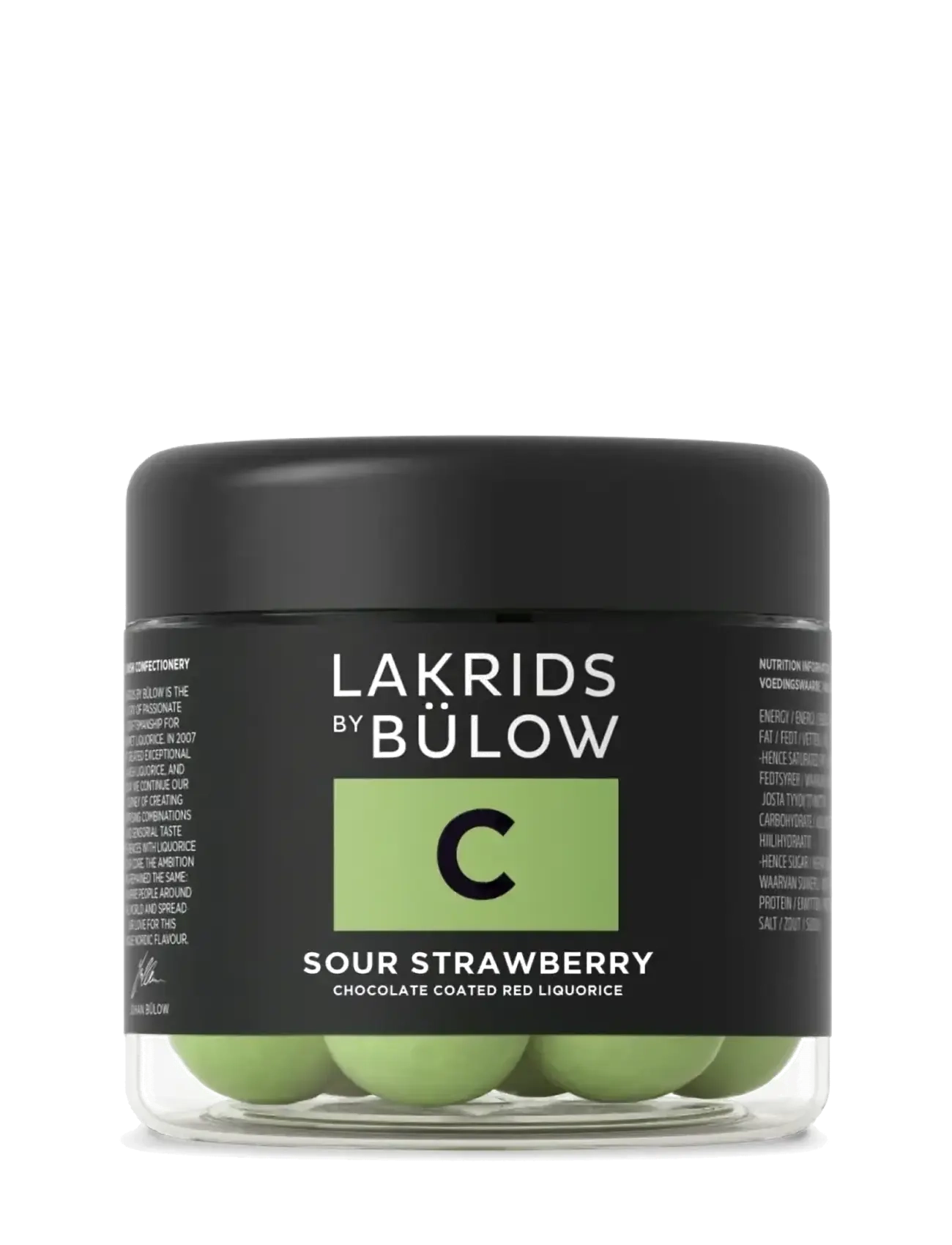 Lakrids by Bülow SMALL C - SOUR STRAWBERRY - Lakrids by Bülow - BLACK / green