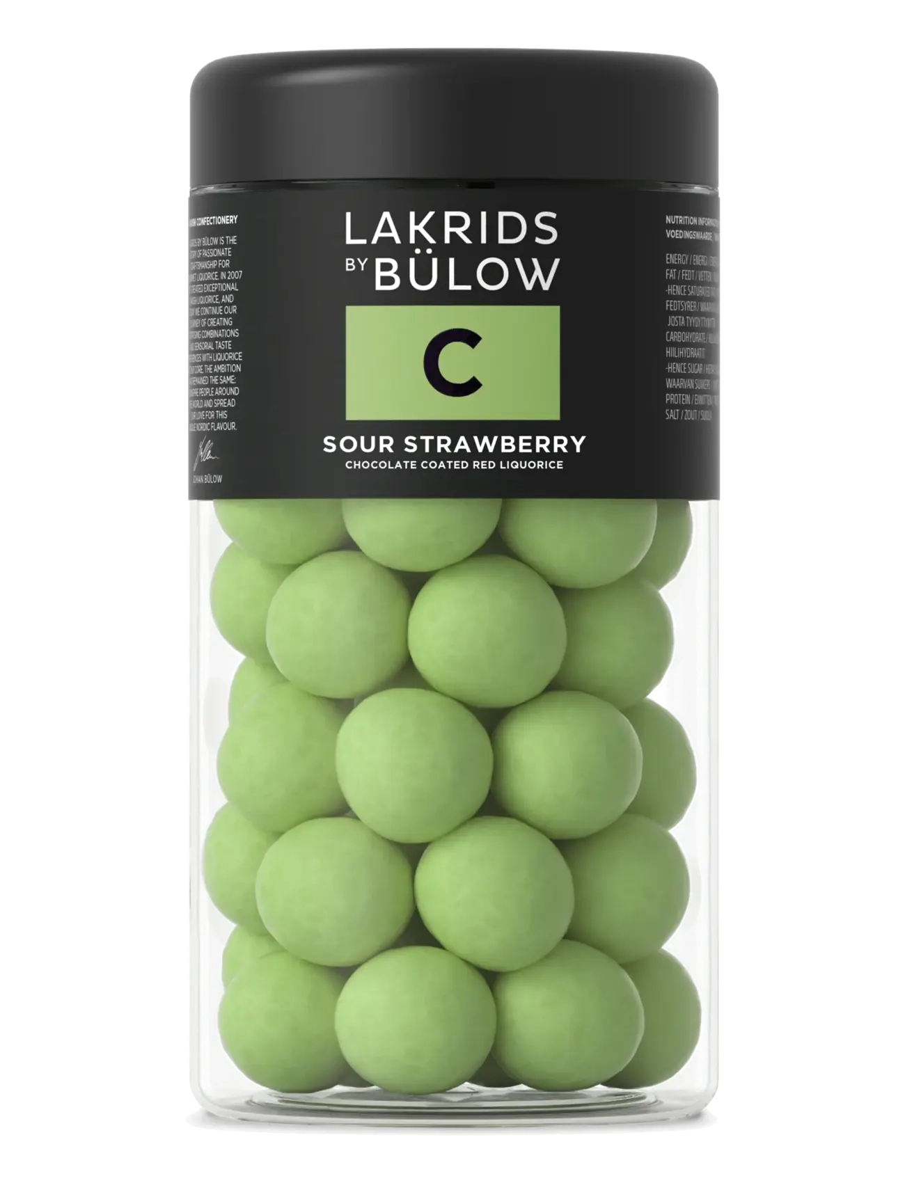 Lakrids by Bülow REGULAR C – SOUR STRAWBERRY - Lakrids by Bülow - BLACK / green