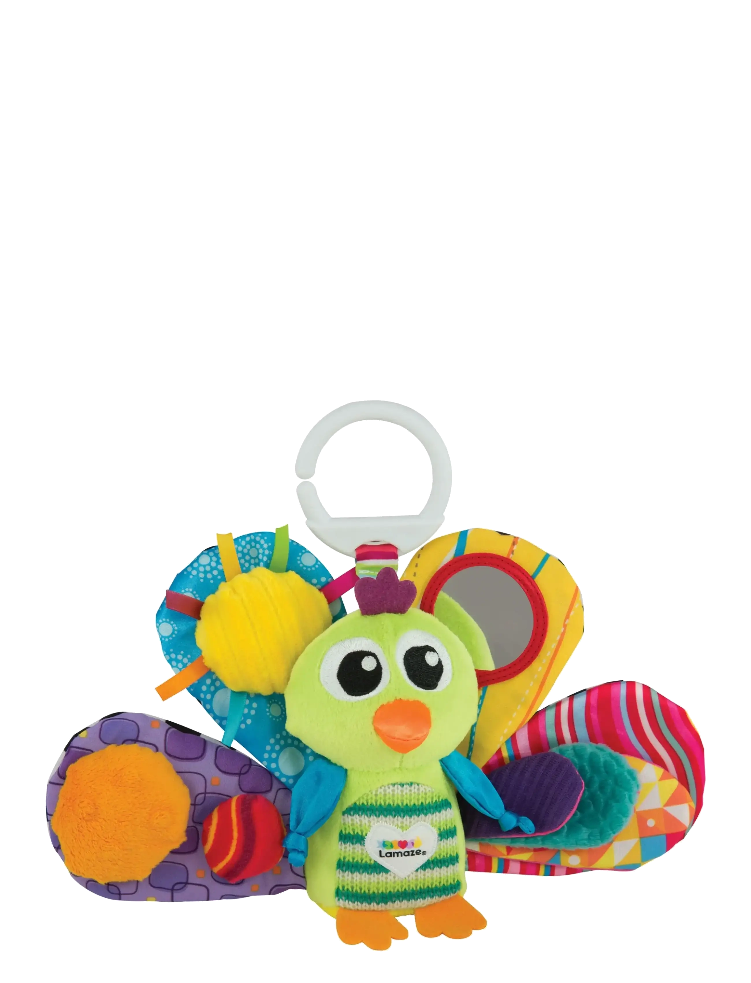 Lamaze Jacques The Peacock, Børn, Plys Påfugl Aktivitetslegetøj, Multi/mønstret, Str: ONE SIZE