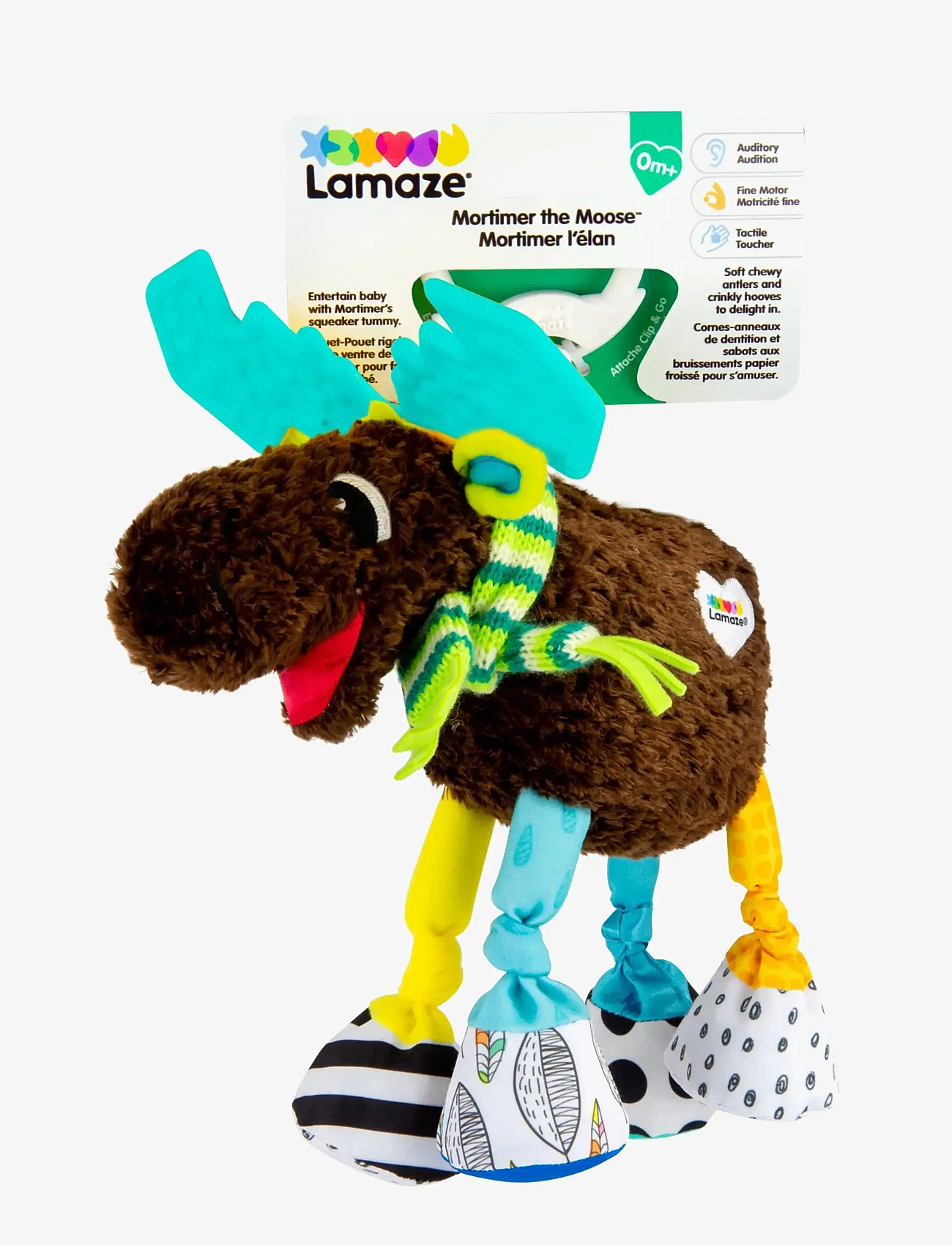 Lamaze - Lamaze Mortimer The Moose - leksaker för barnvagnen - muti - 0