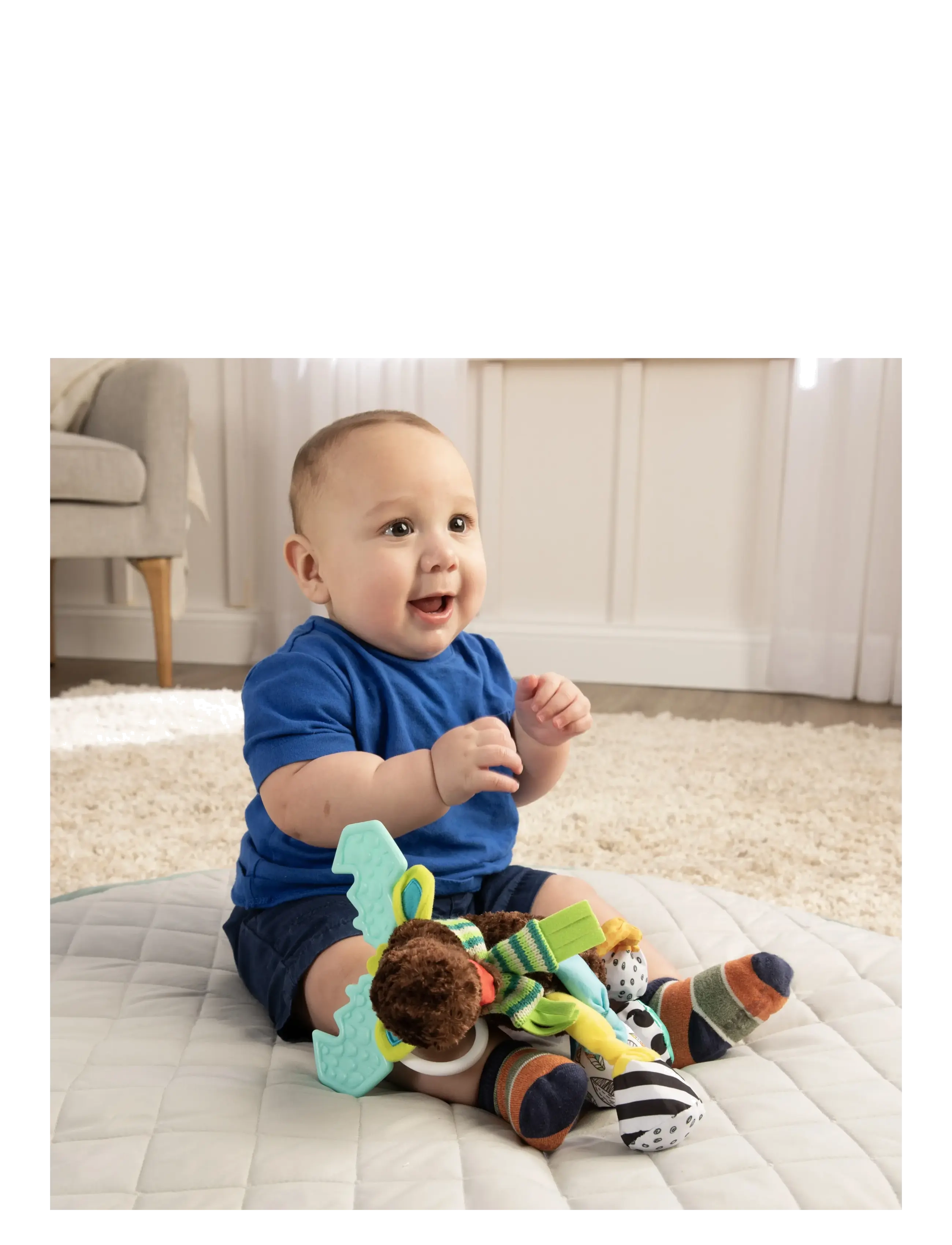 Lamaze - Lamaze Mortimer The Moose - leksaker för barnvagnen - muti - 5