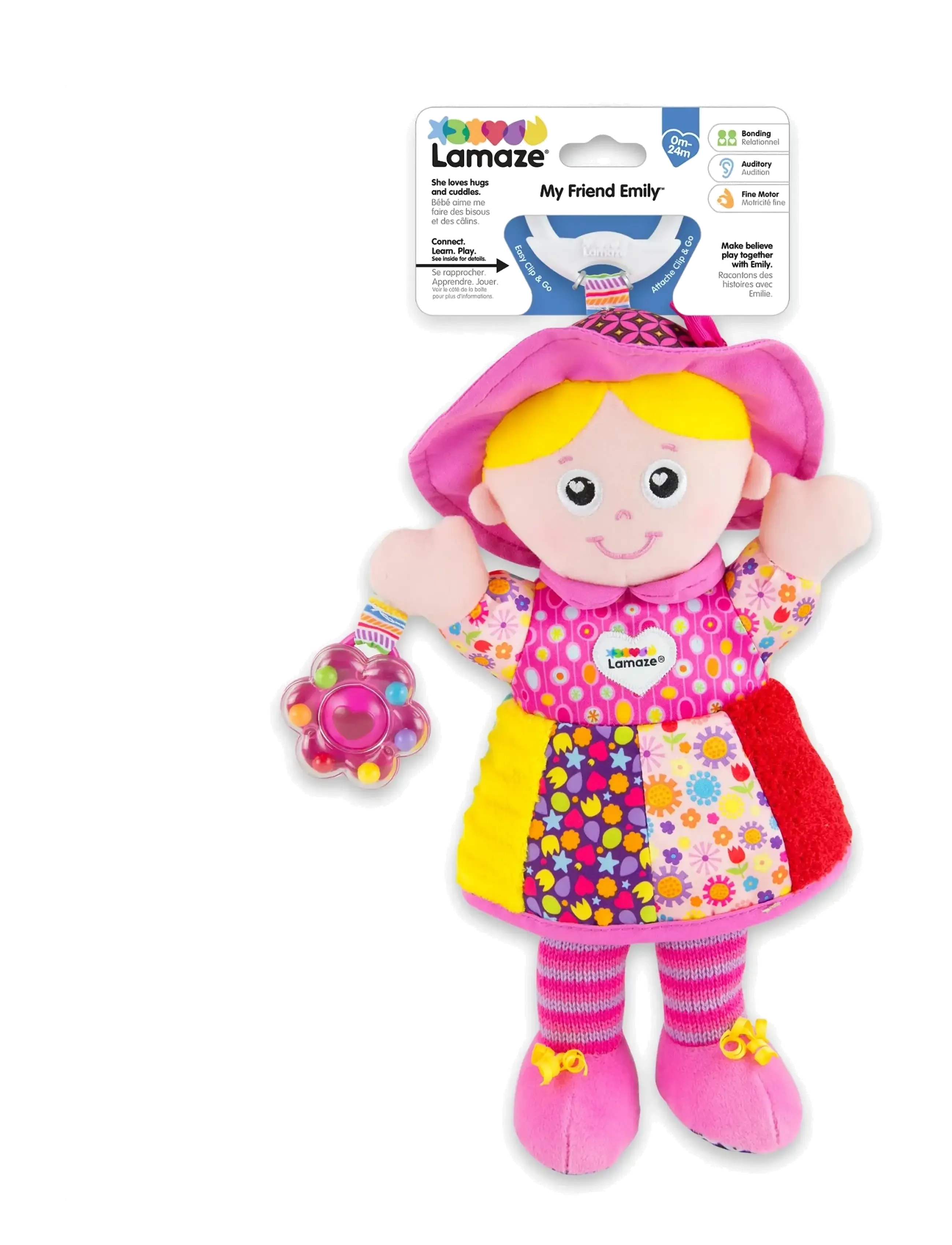 Lamaze Lamaze My Friend Emily, One Size, Pink, Strollers & Accessories > Stroller Legetøj, Børn