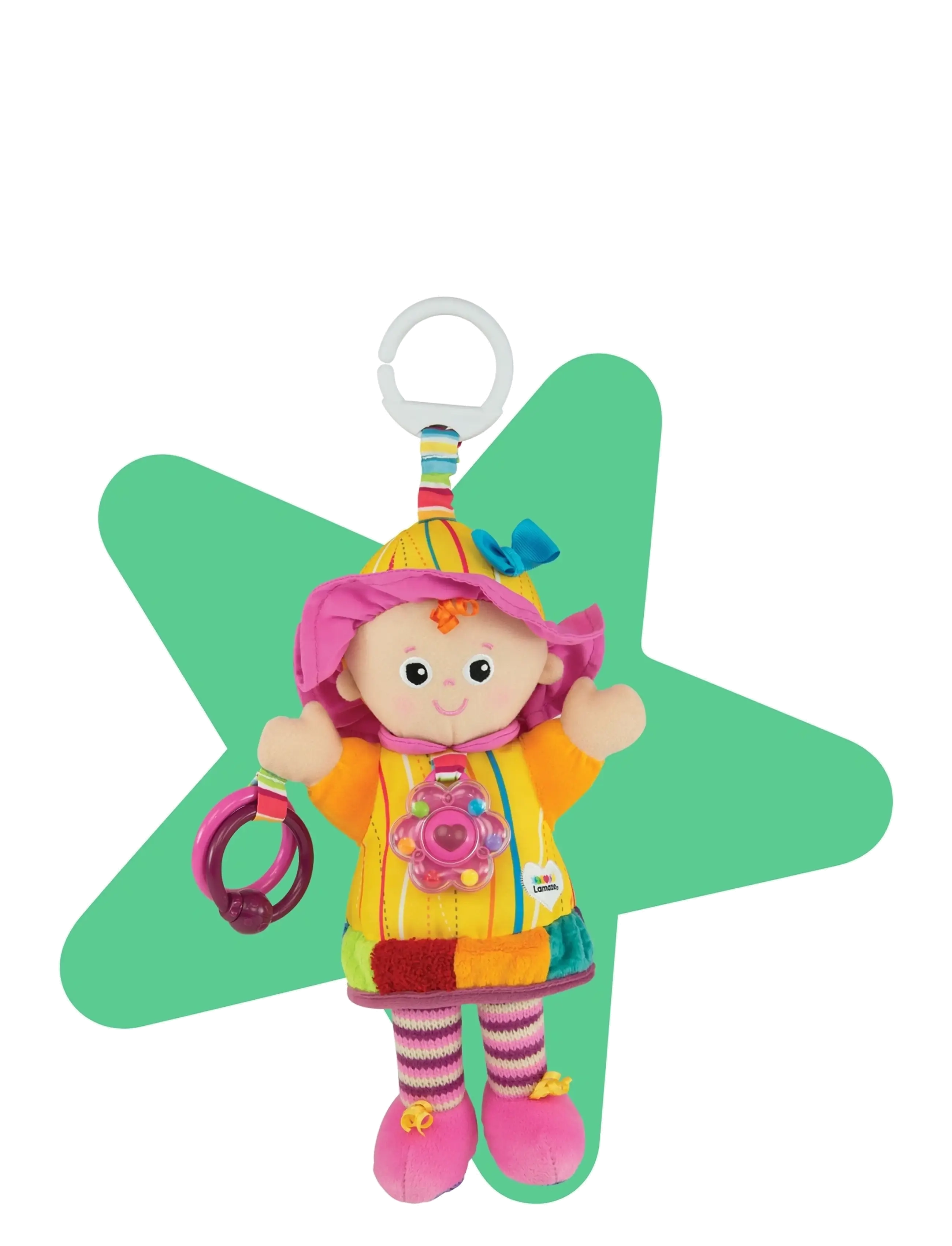 Lamaze - Lamaze My Friend Emily - barnevognslegetøj - muti - 1