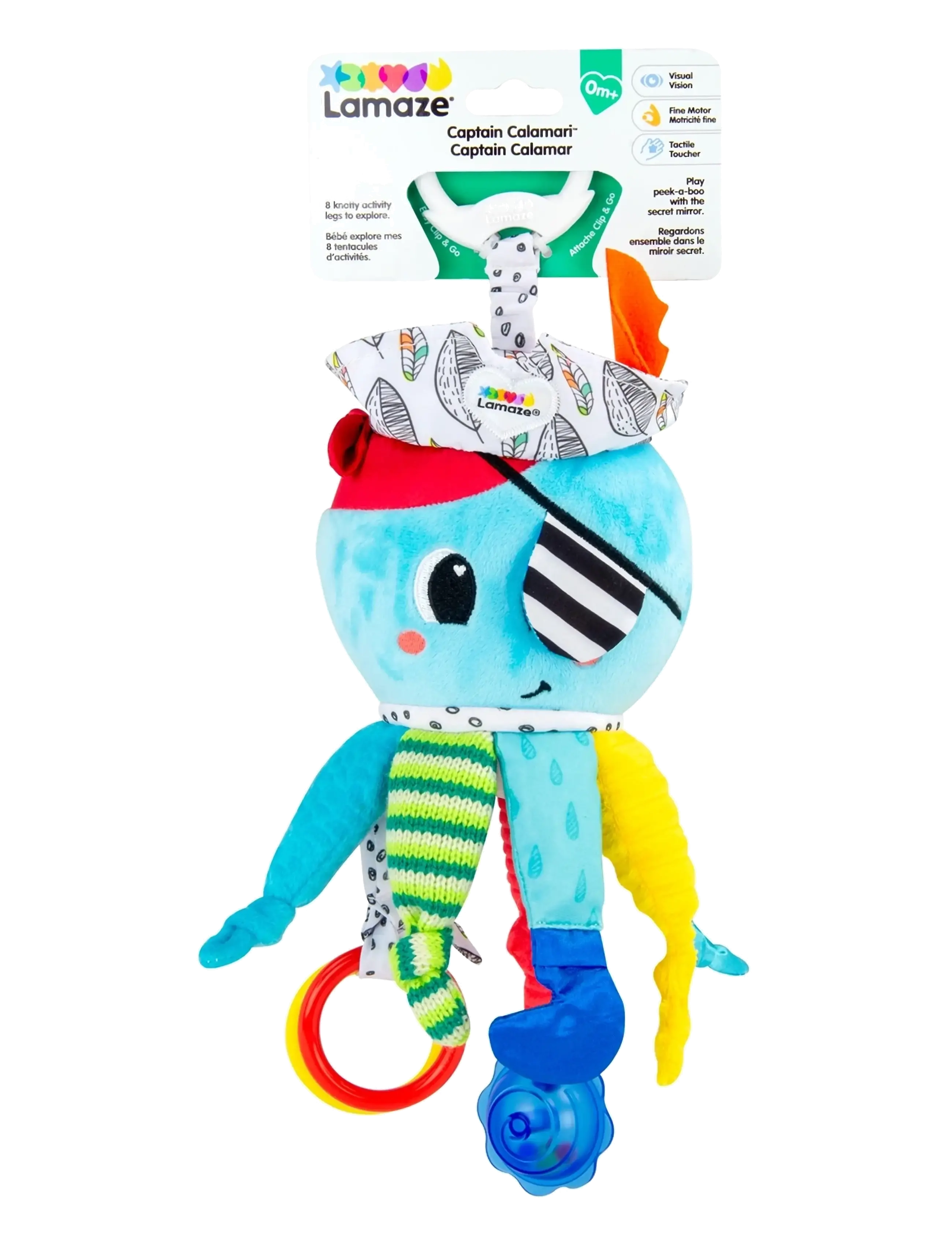 Lamaze Captain Calamari, Børn, Musical Plush Legetøj, Multi/mønstret, Str: ONE SIZE