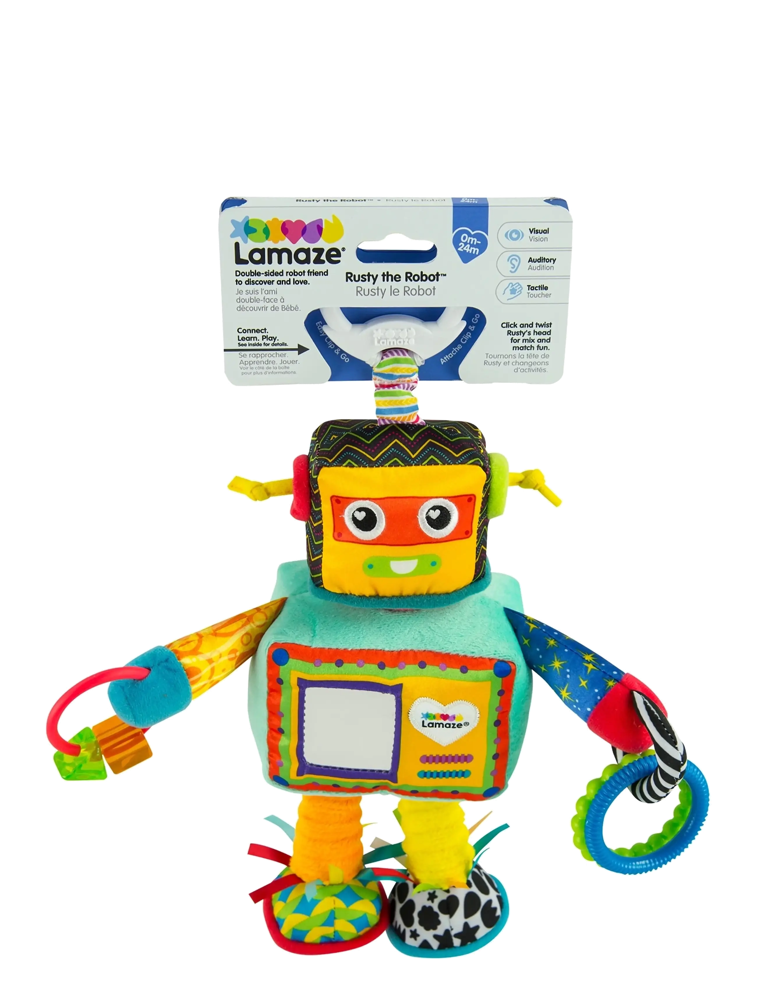 Lamaze Rusty The Robot, Børn, Rattles, Multi/mønstret, Str: ONE SIZE