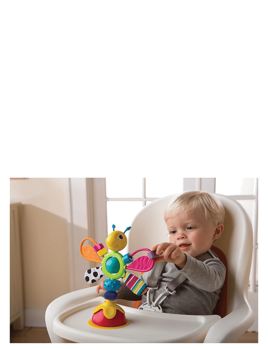 Lamaze - Lamaze Freddie The Firefly Highchair Toy - smábarnaleikvellir og leikmottur - muti - 1
