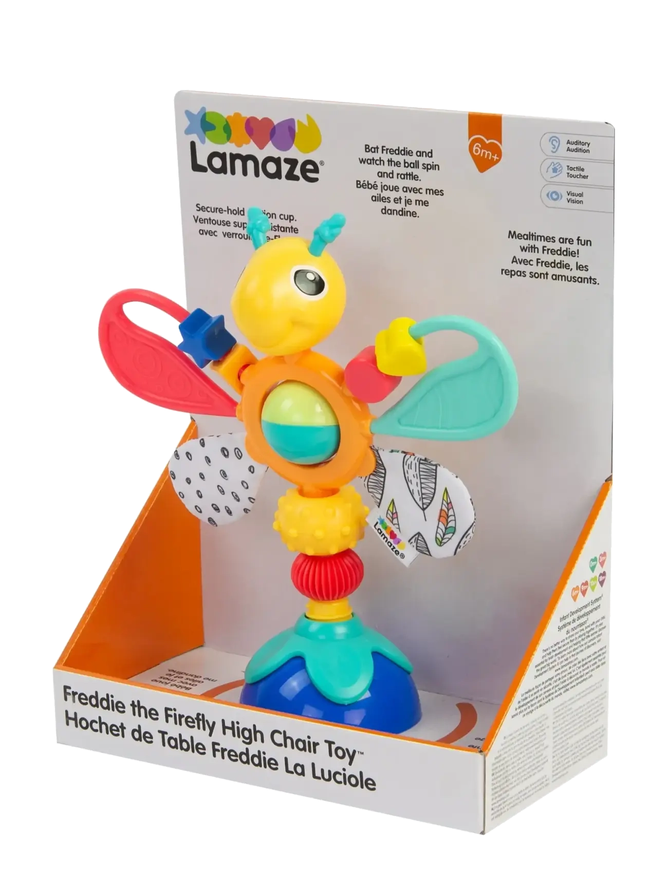 Lamaze - Lamaze Freddie The Firefly Highchair Toy - smábarnaleikvellir og leikmottur - muti - 2