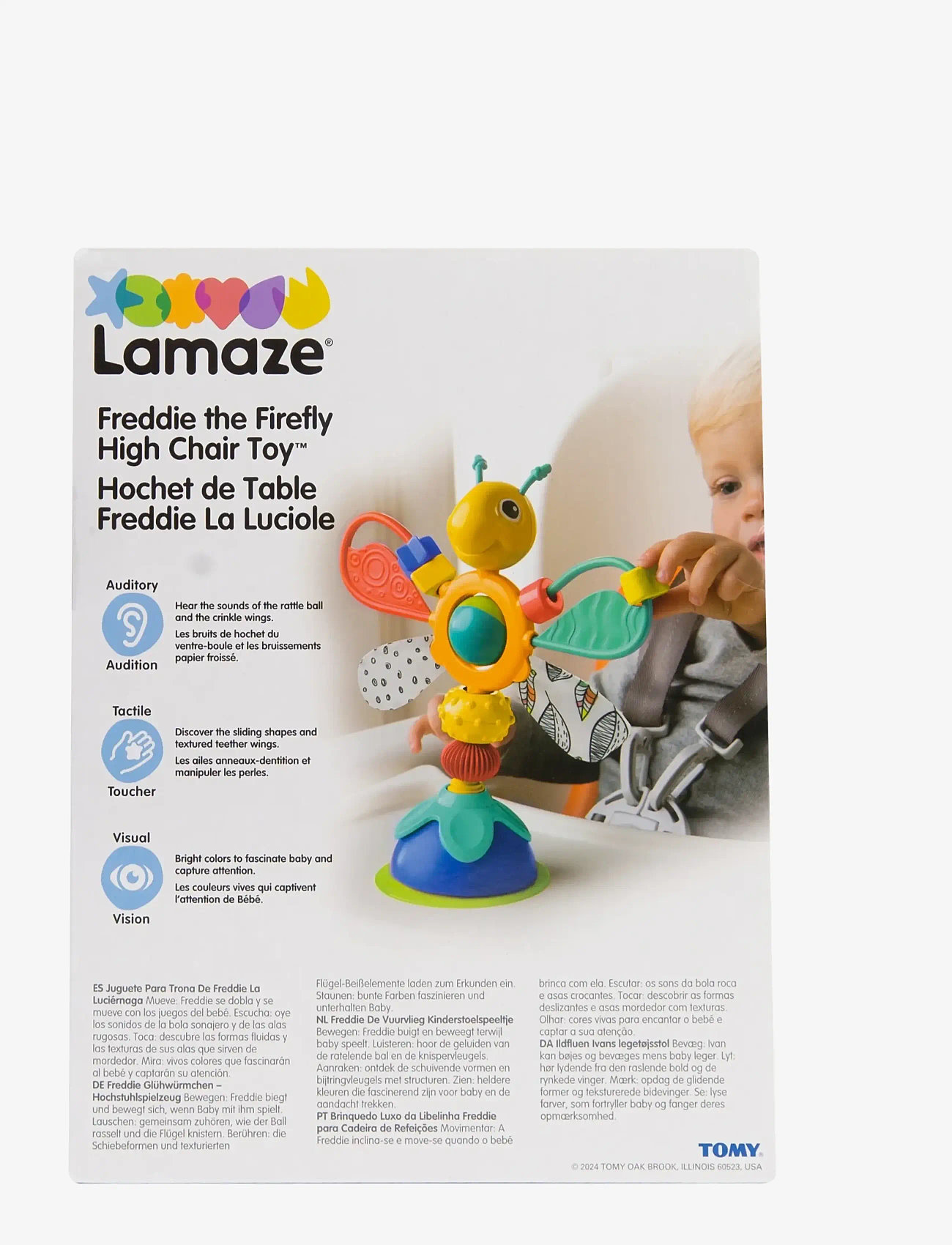 Lamaze - Lamaze Freddie The Firefly Highchair Toy - babygym - muti - 4