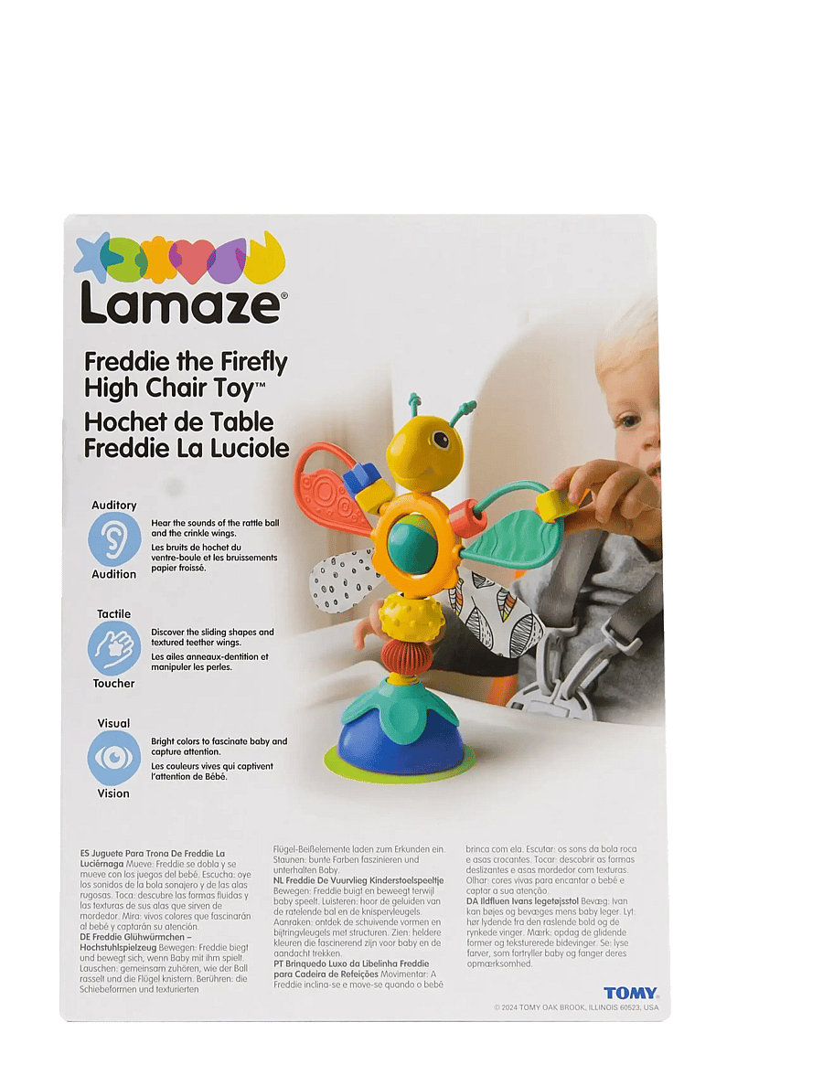 Lamaze - Lamaze Freddie The Firefly Highchair Toy - smábarnaleikvellir og leikmottur - muti - 4