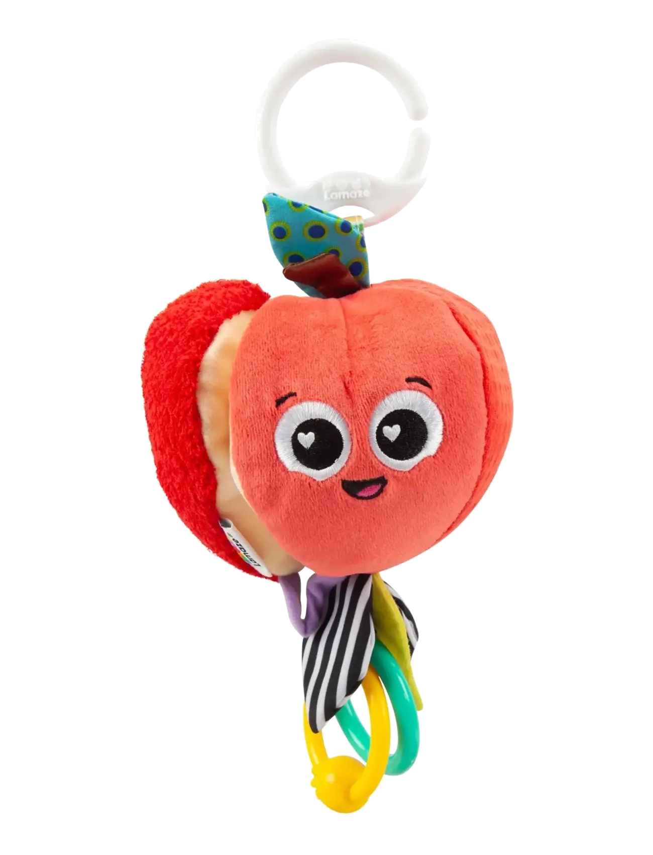 Lamaze Archer The Apple Clip & Go, Børn, Stuffed Legetøj, Multi/mønstret, Str: ONE SIZE