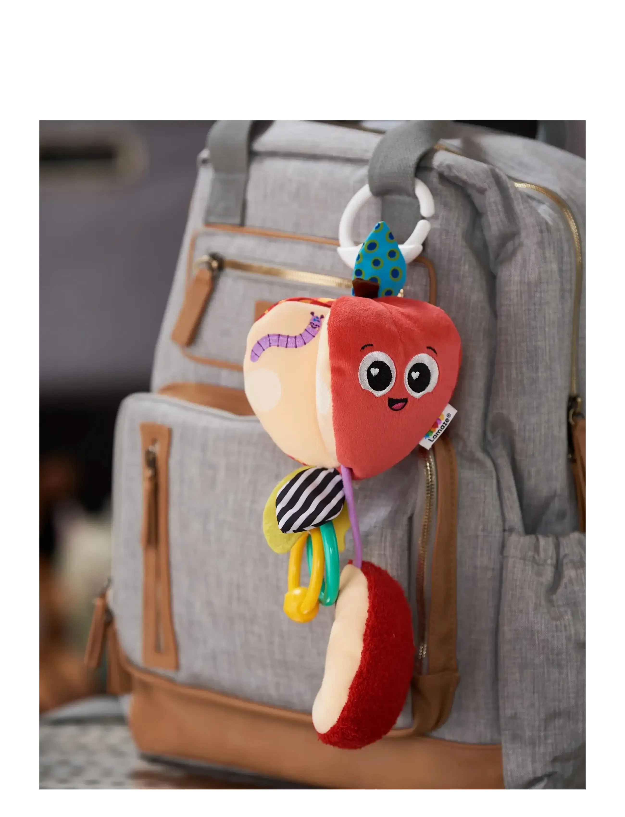 Lamaze - Lamaze Archer The Apple Clip & Go - mjuka leksaker - muti - 2