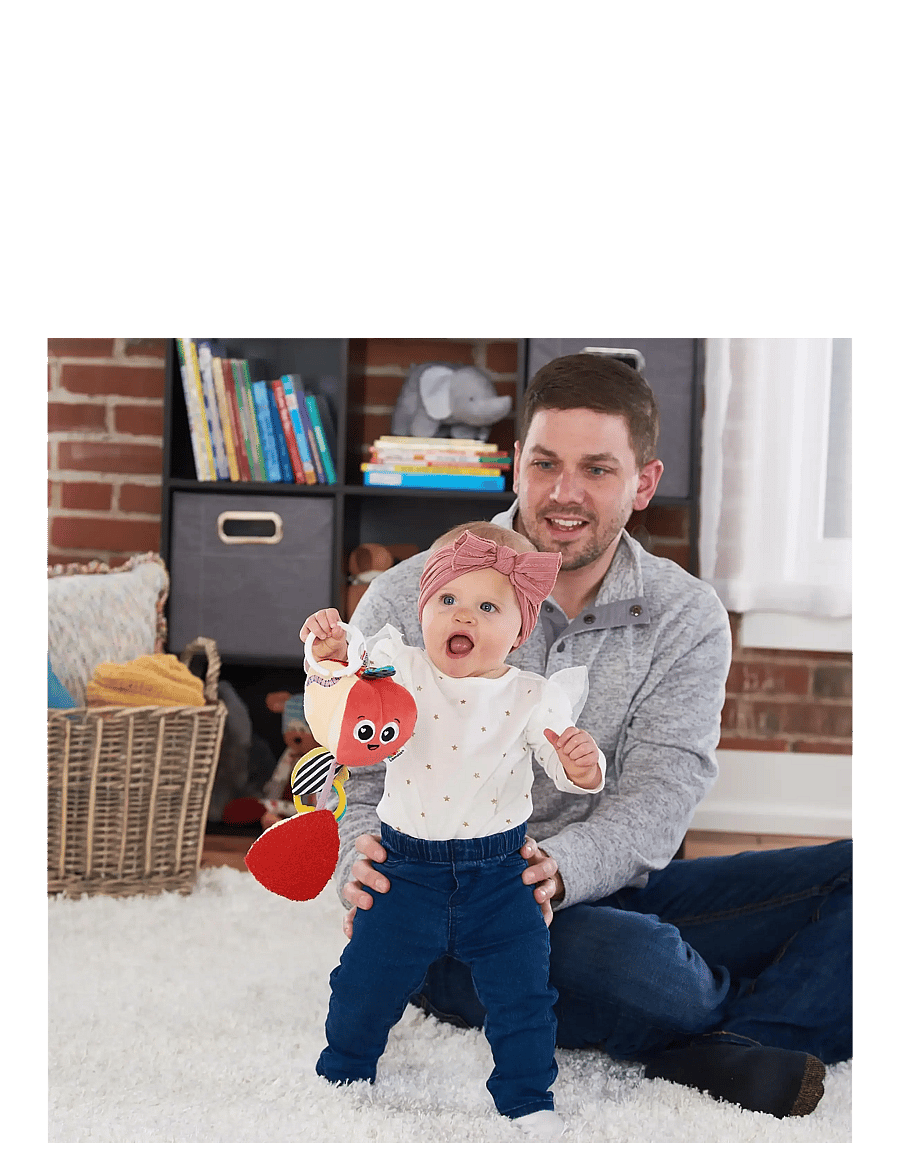 Lamaze - Lamaze Archer The Apple Clip & Go - bamser - muti - 5