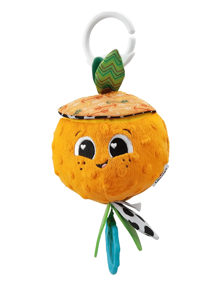Lamaze - Lamaze Olive The Orange Clip & Go - leikföng fyrir barnakerrur - muti - 0