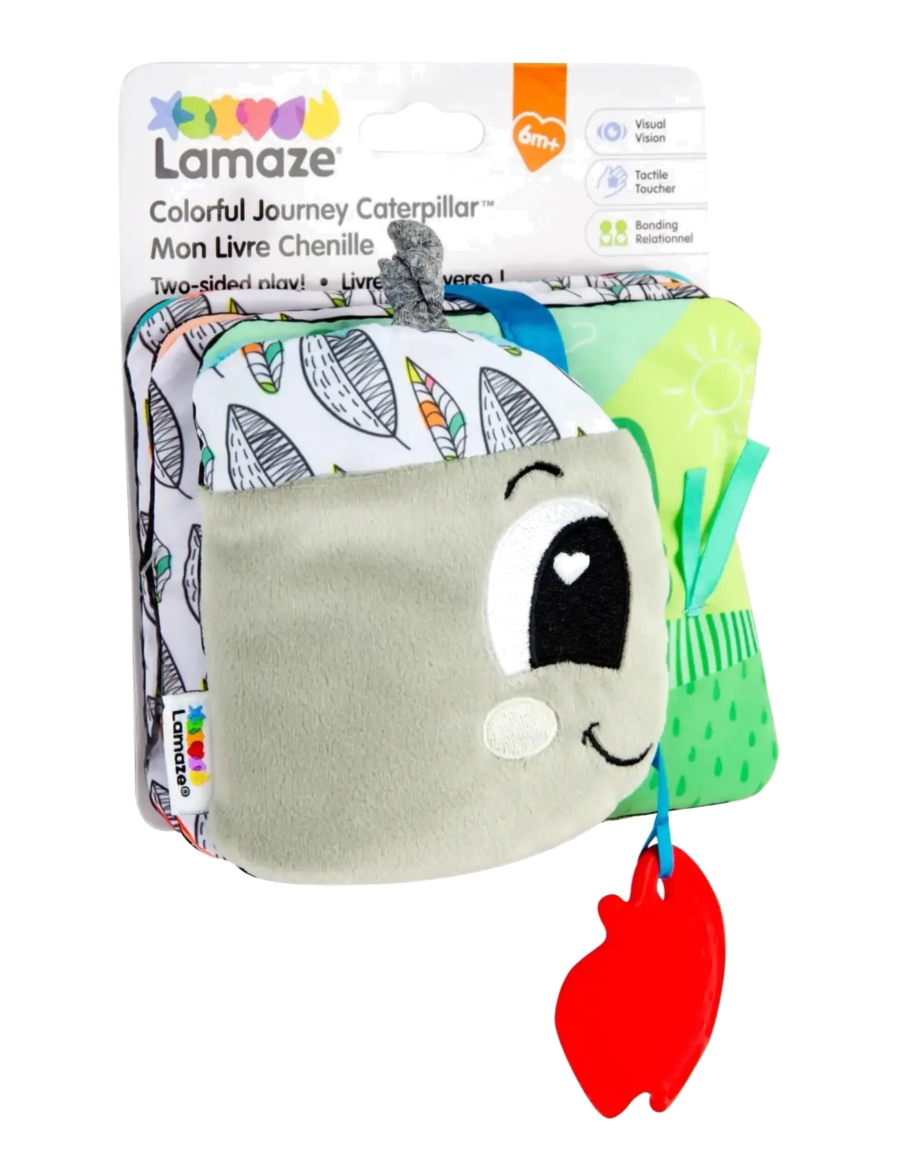 Lamaze - Lamaze Colourful Caterpillar Journey - babybøger - muti - 4