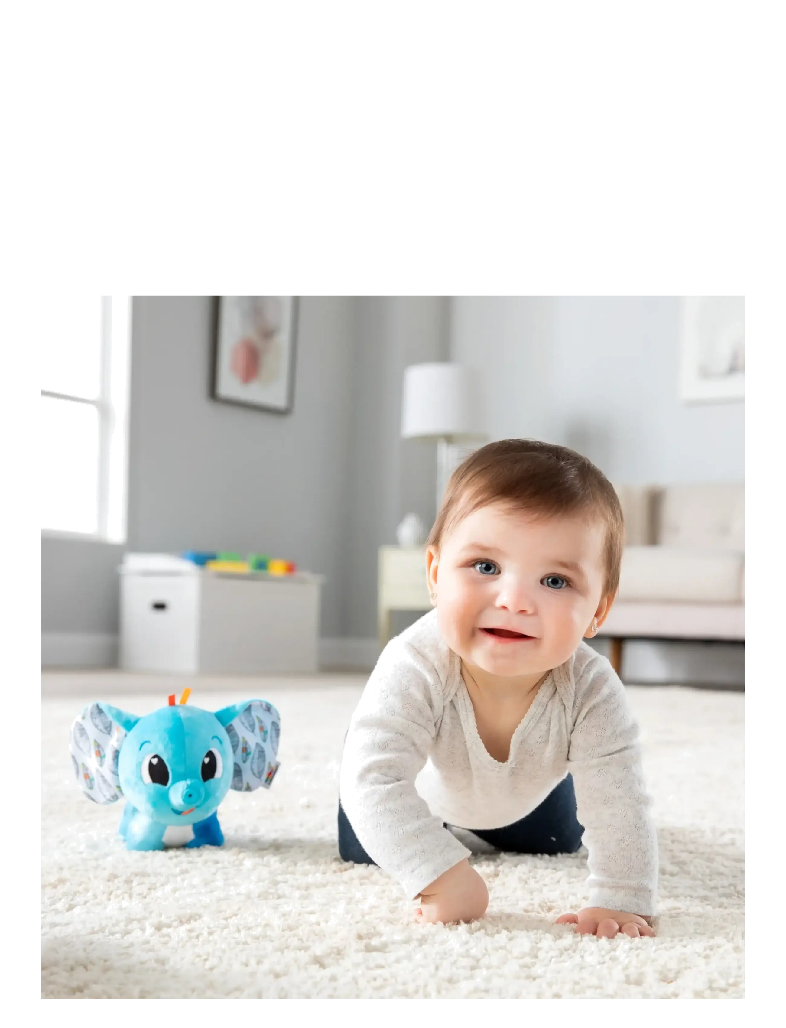 Lamaze - Lamaze Puffaboo Elephant - mjuka leksaker - muti - 3
