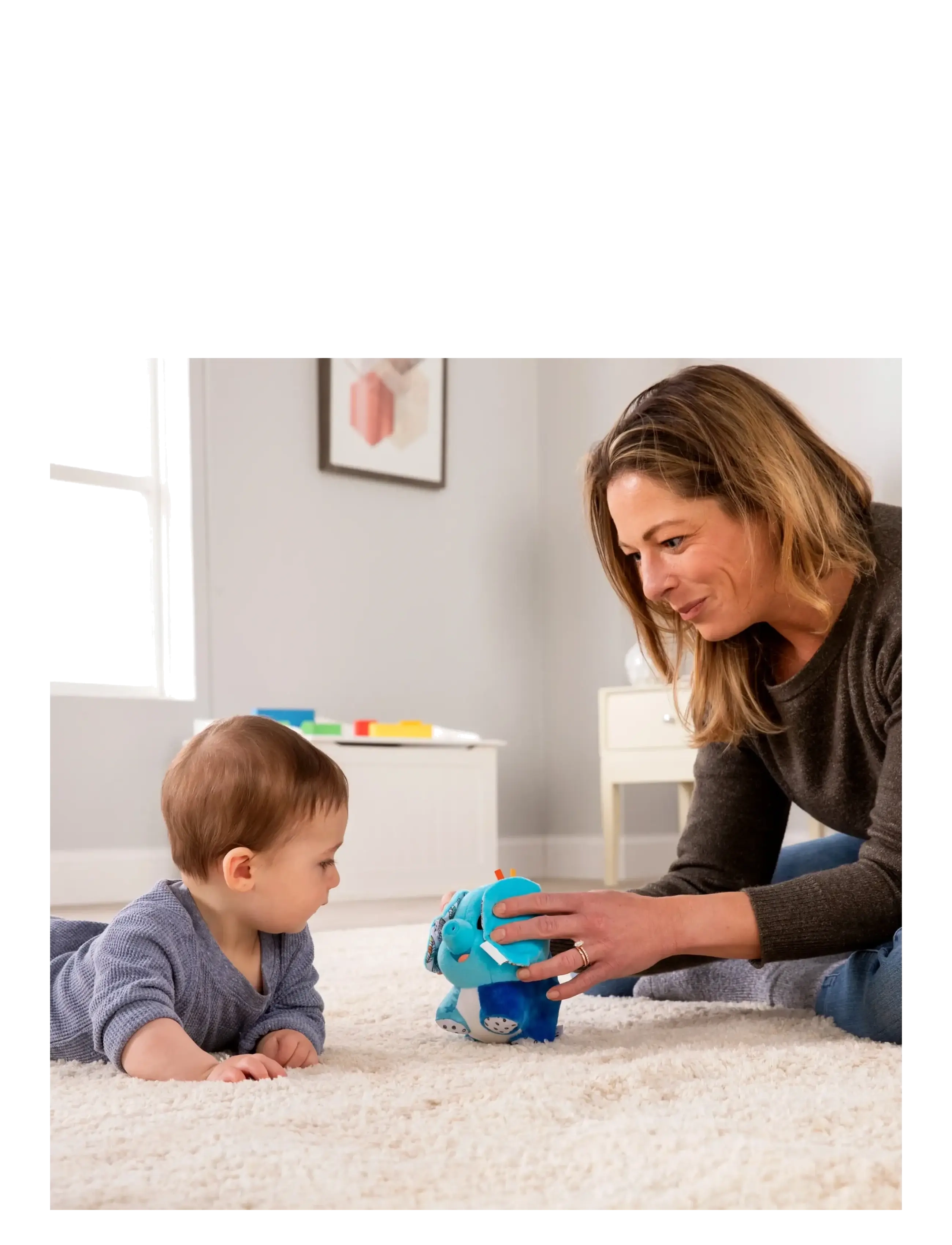 Lamaze - Lamaze Puffaboo Elephant - mjuka leksaker - muti - 5