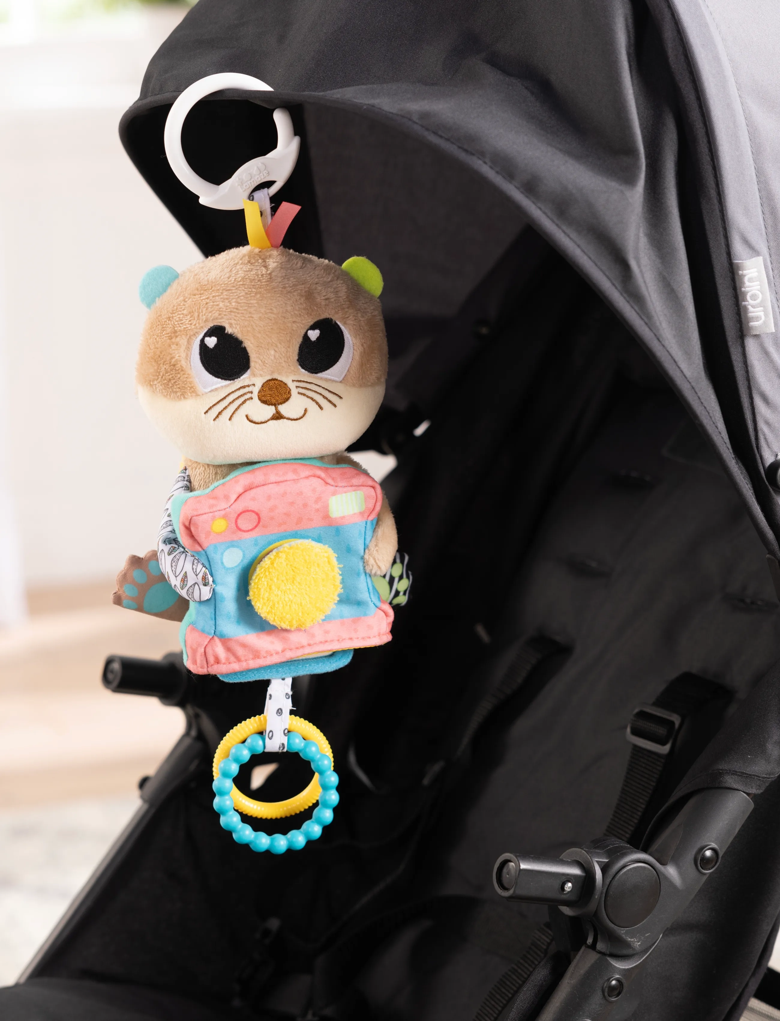 Lamaze Arty Says Cheese Clip & Go, Børn, Musical Plush Legetøj, Multi/mønstret, Str: ONE SIZE