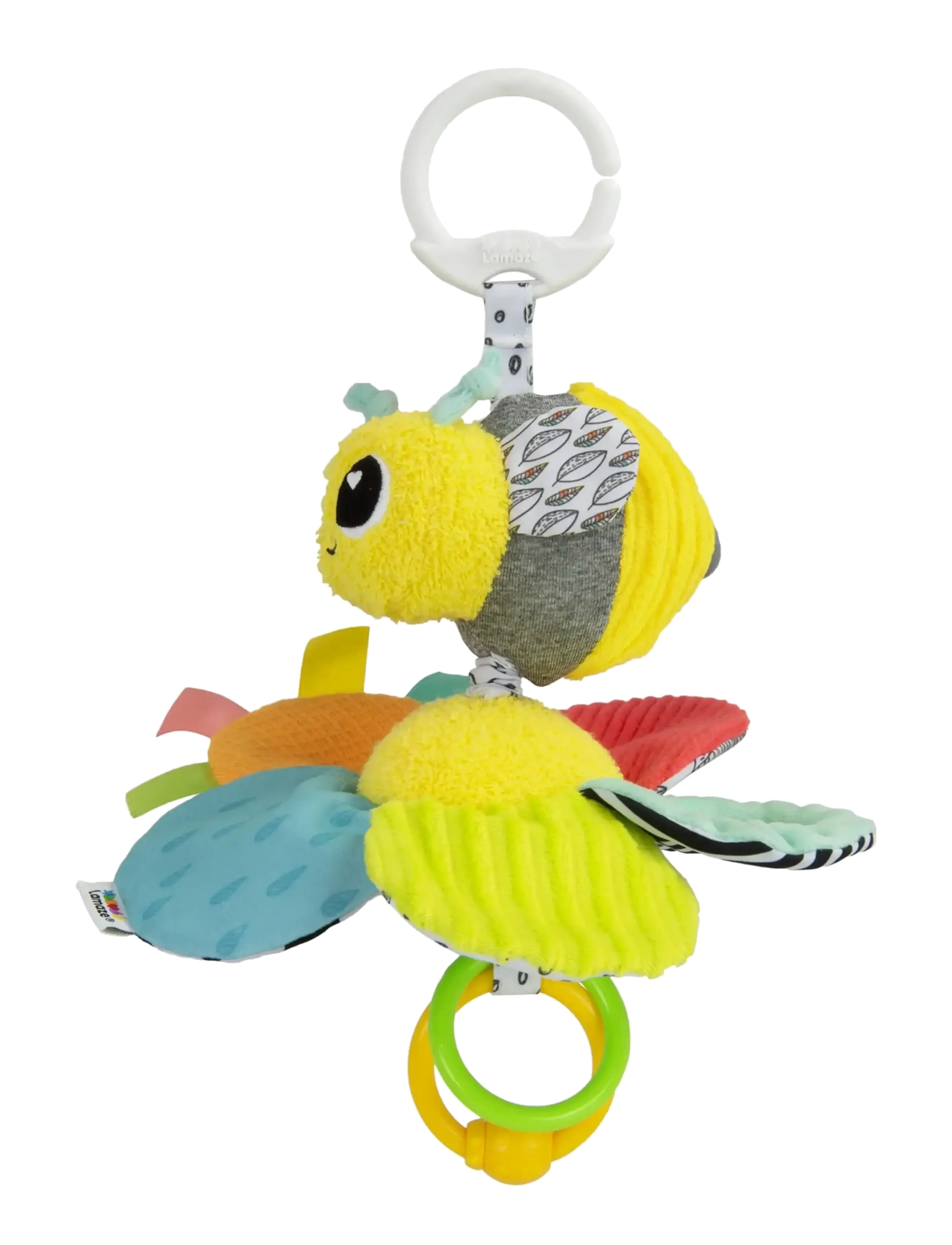 Lamaze - Lamaze Buzzy the Bee Clip & Go - barnevognslegetøj - muti - 1