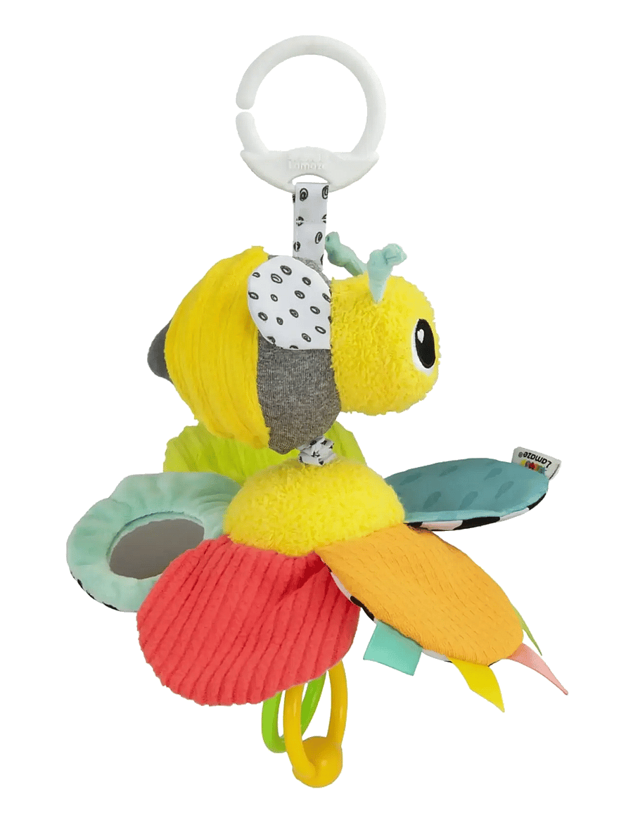 Lamaze - Lamaze Buzzy the Bee Clip & Go - leikföng fyrir barnakerrur - muti - 2
