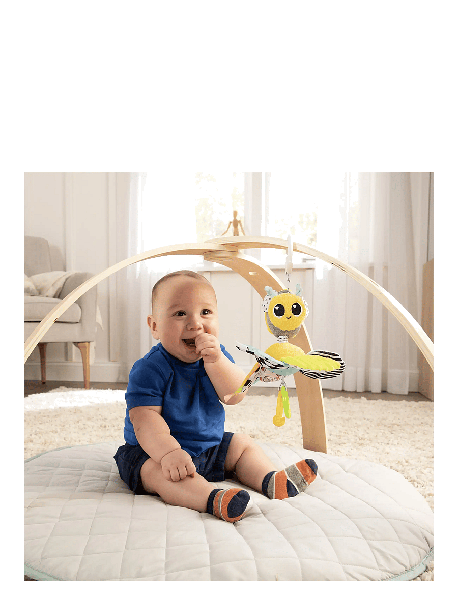 Lamaze - Lamaze Buzzy the Bee Clip & Go - leikföng fyrir barnakerrur - muti - 4