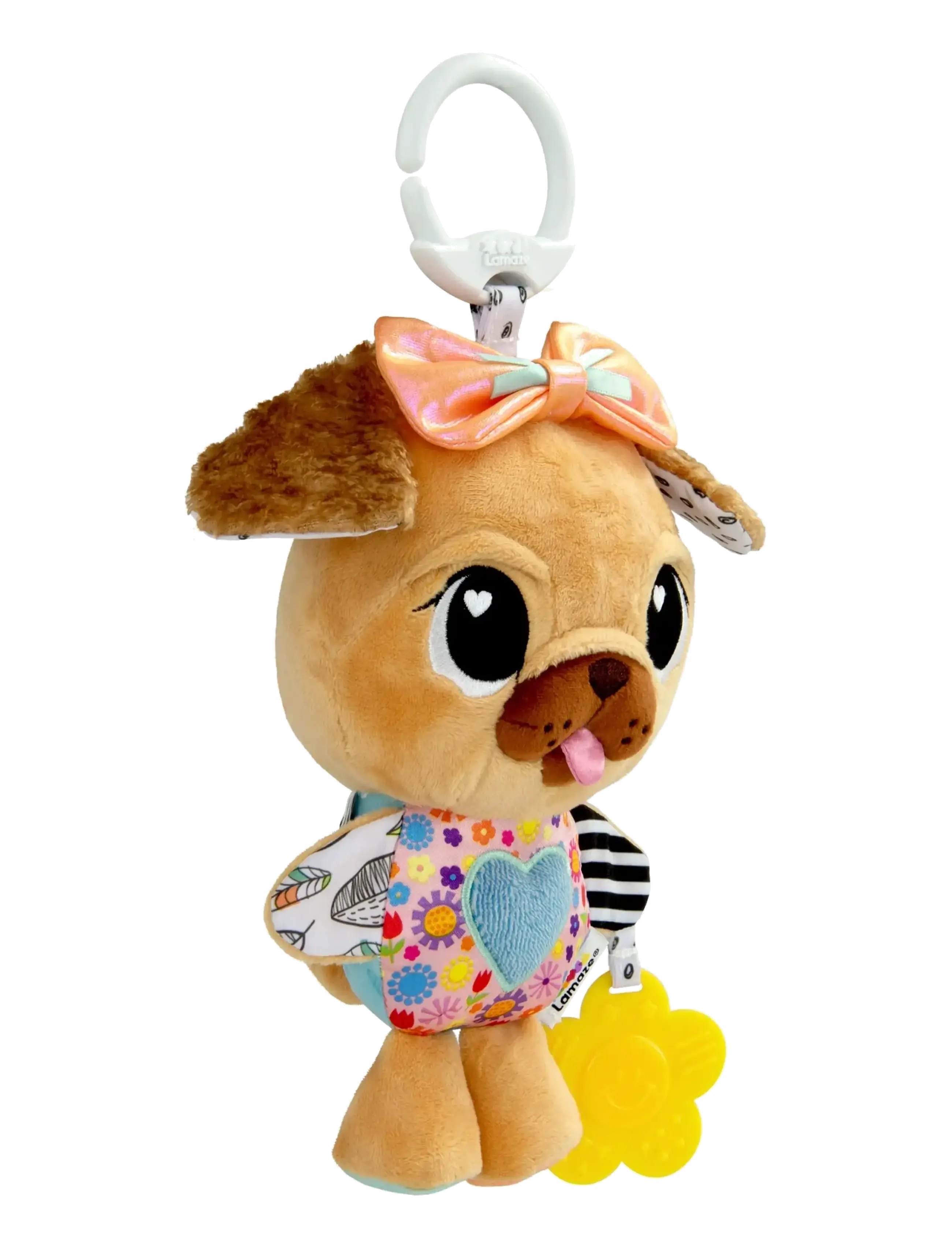 Lamaze - Lamaze Lovey The Pug Clip & Go - dukkevognleker - muti - 1