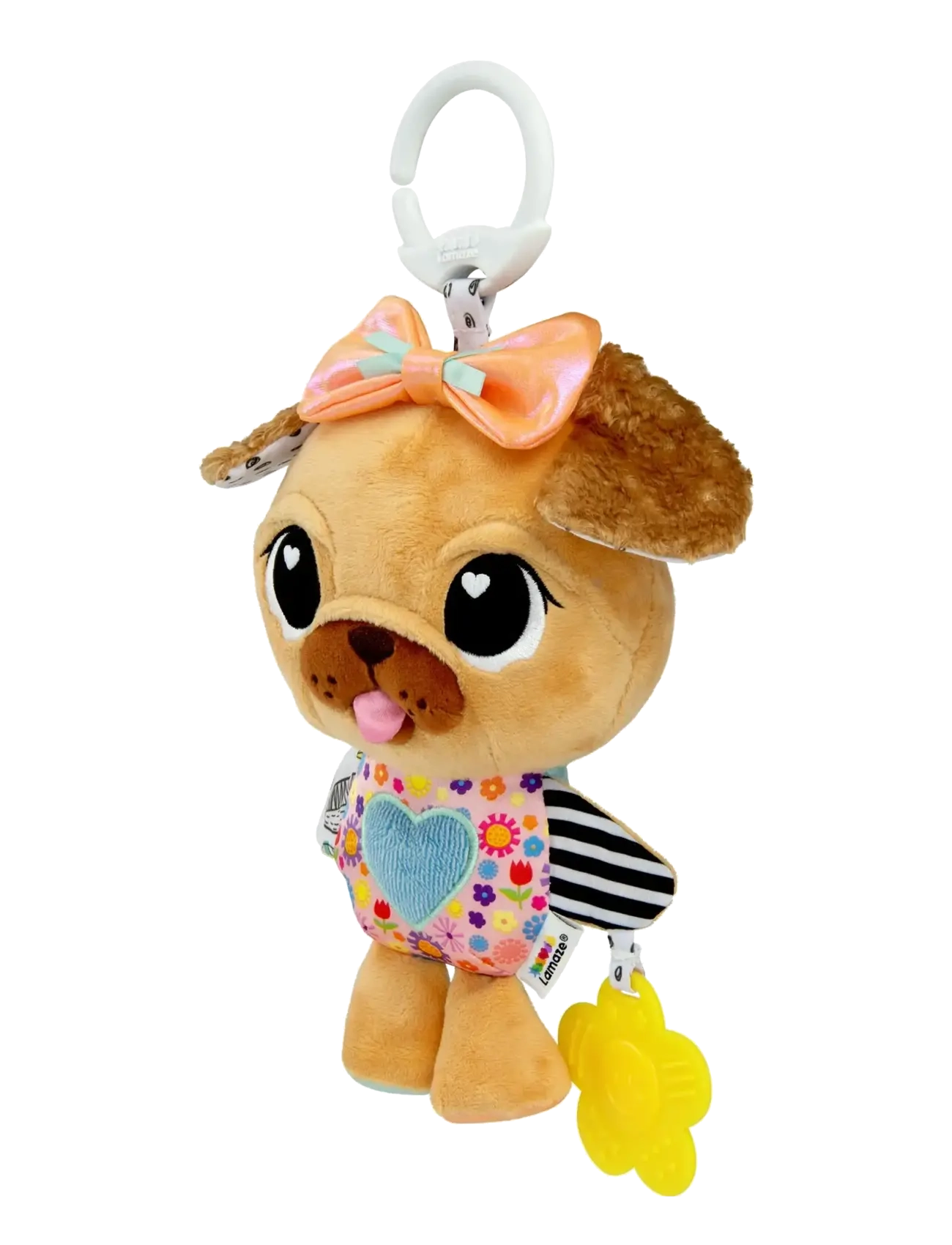 Lamaze - Lamaze Lovey The Pug Clip & Go - dukkevognleker - muti - 2