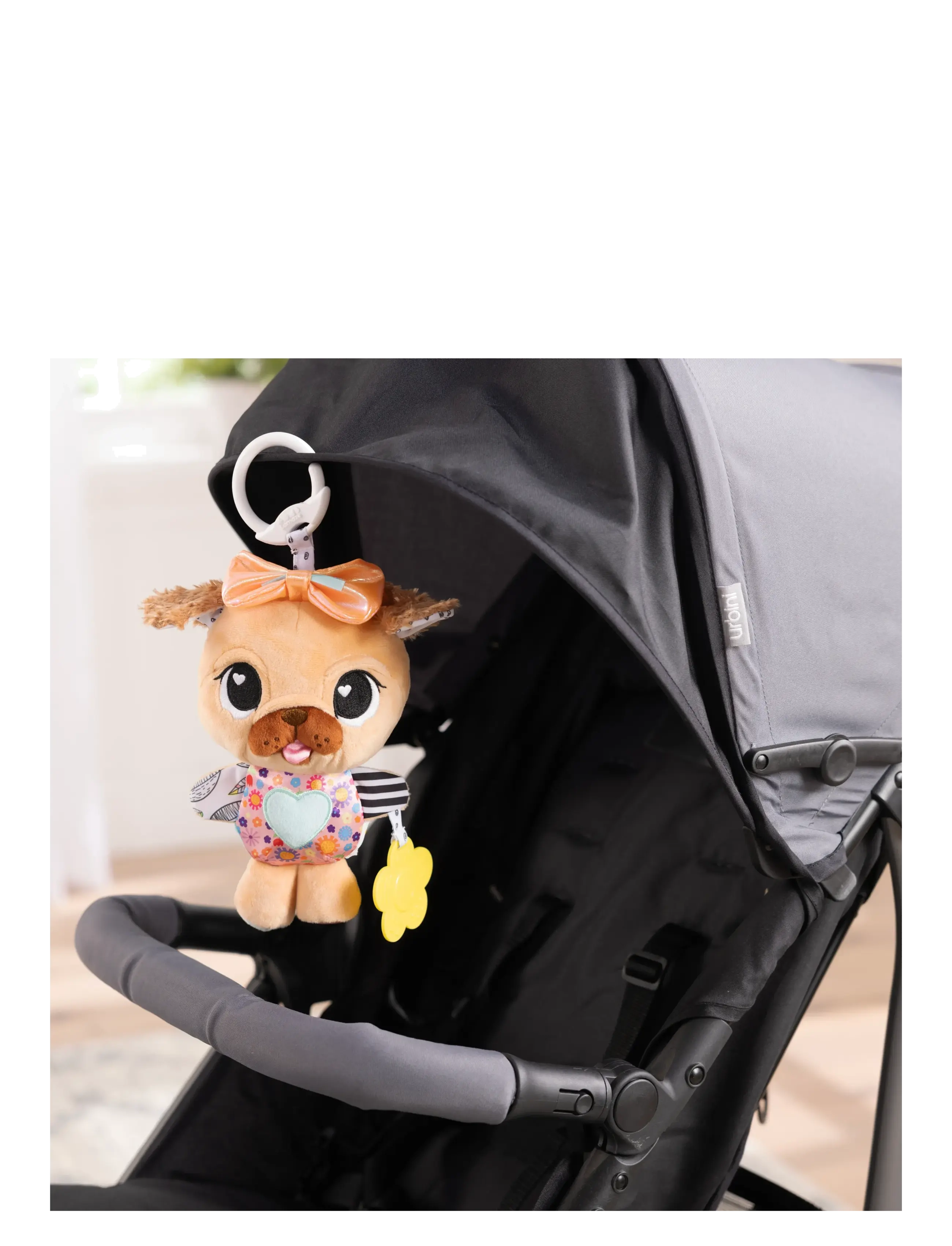 Lamaze - Lamaze Lovey The Pug Clip & Go - dukkevognleker - muti - 5