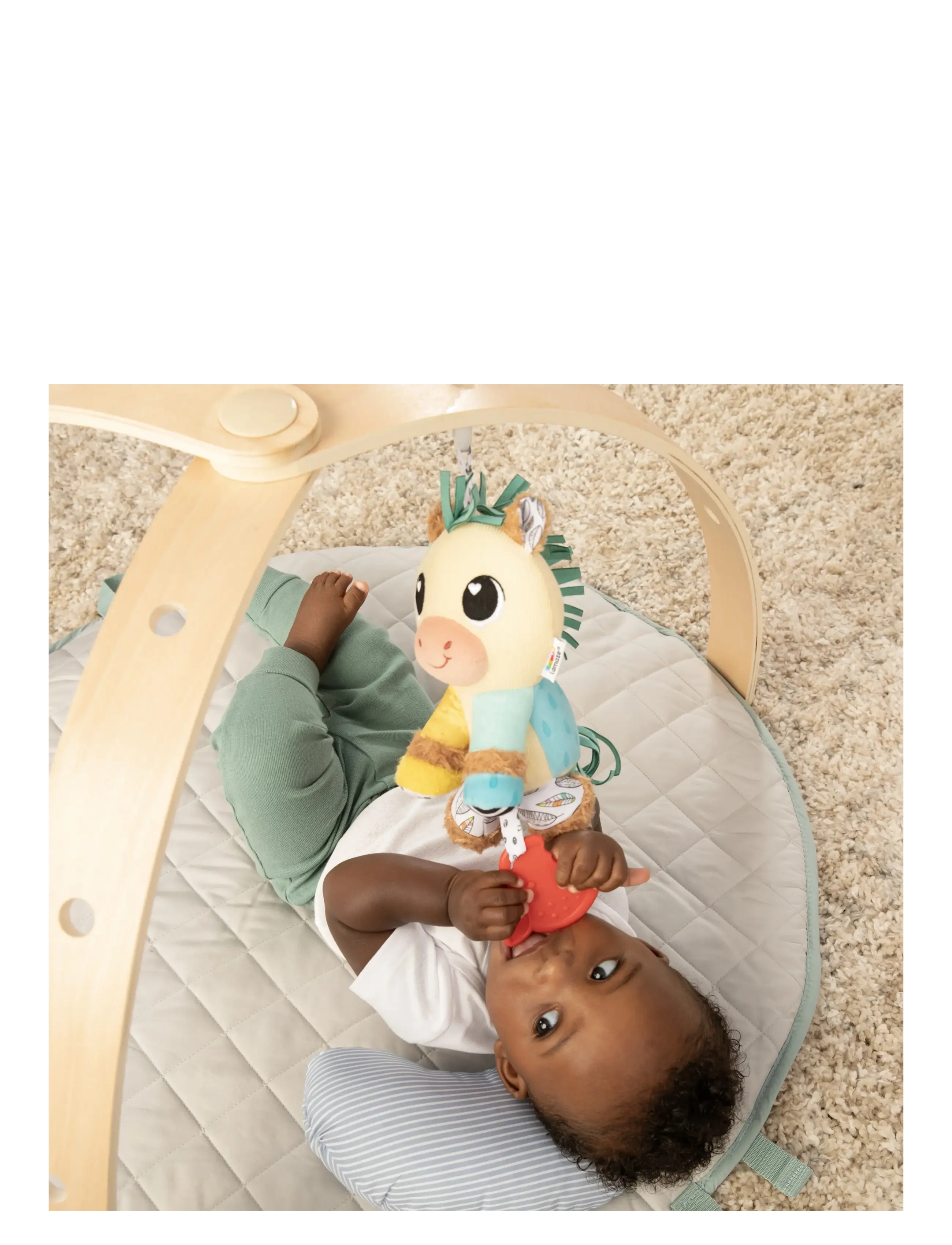 Lamaze - Lamaze Horse Clip N Go - barnevognslegetøj - muti - 4
