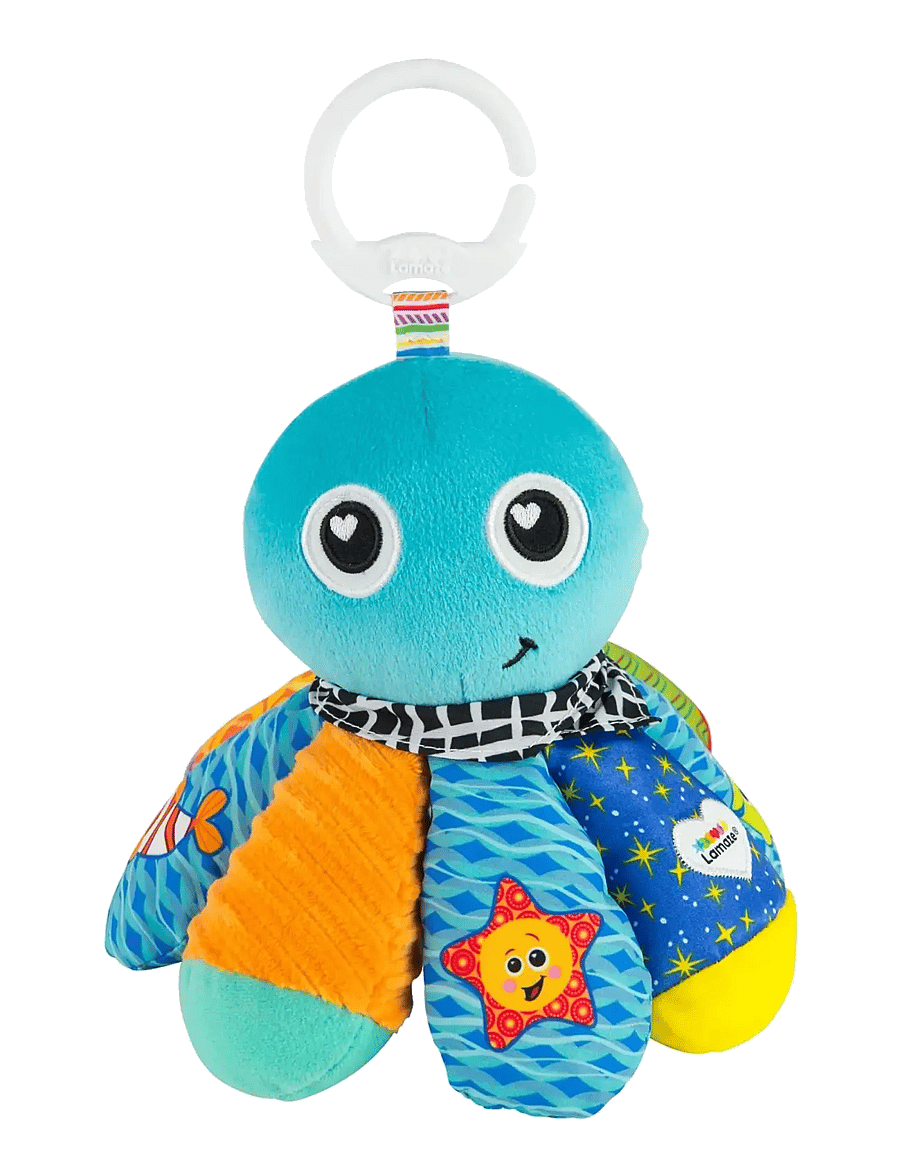 Lamaze - Lamaze Clip & Go Salty Sam The Octopus - mjúk leikföng & fígúrur - muti - 0