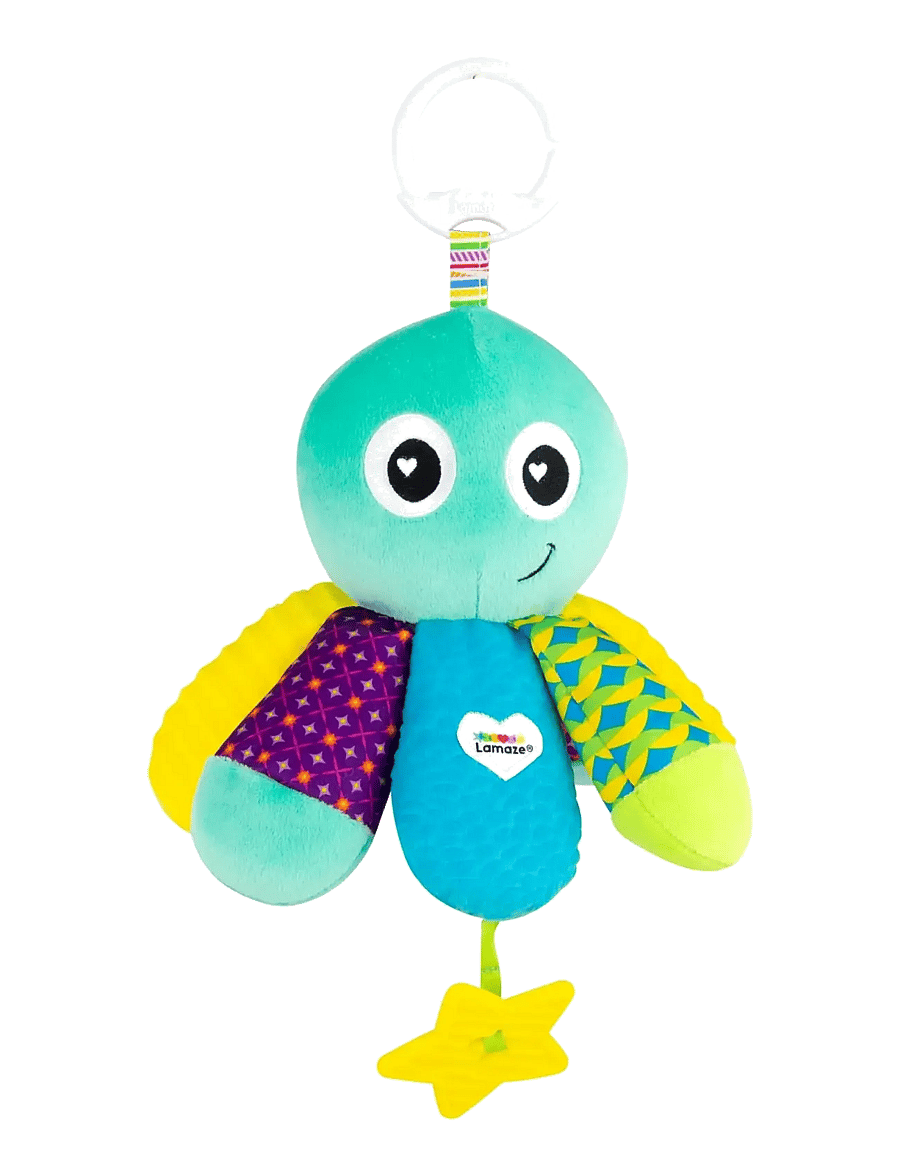 Lamaze - Lamaze Clip & Go Salty Sam The Octopus - mjúk leikföng & fígúrur - muti - 1