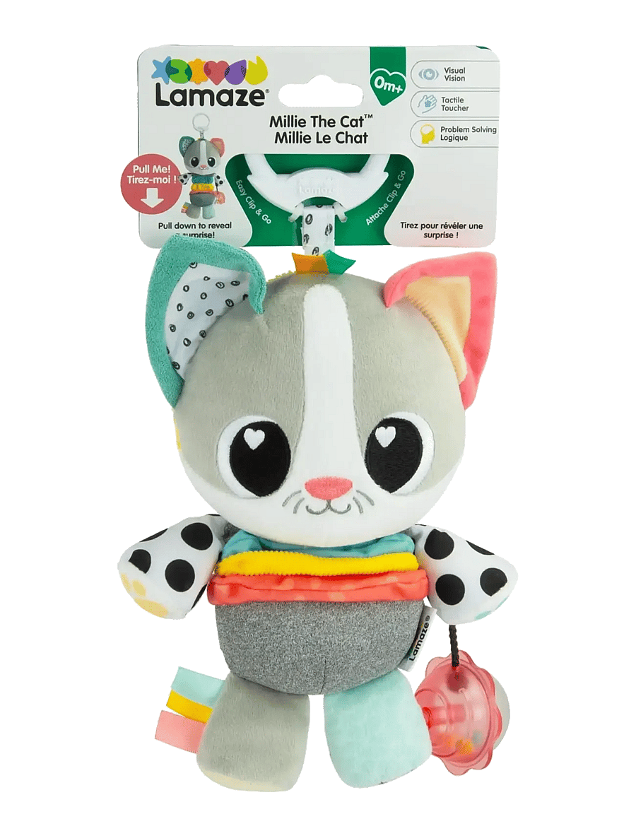 Lamaze - Lamaze Long Cat Clip And Go - mjúk leikföng & fígúrur - muti - 2