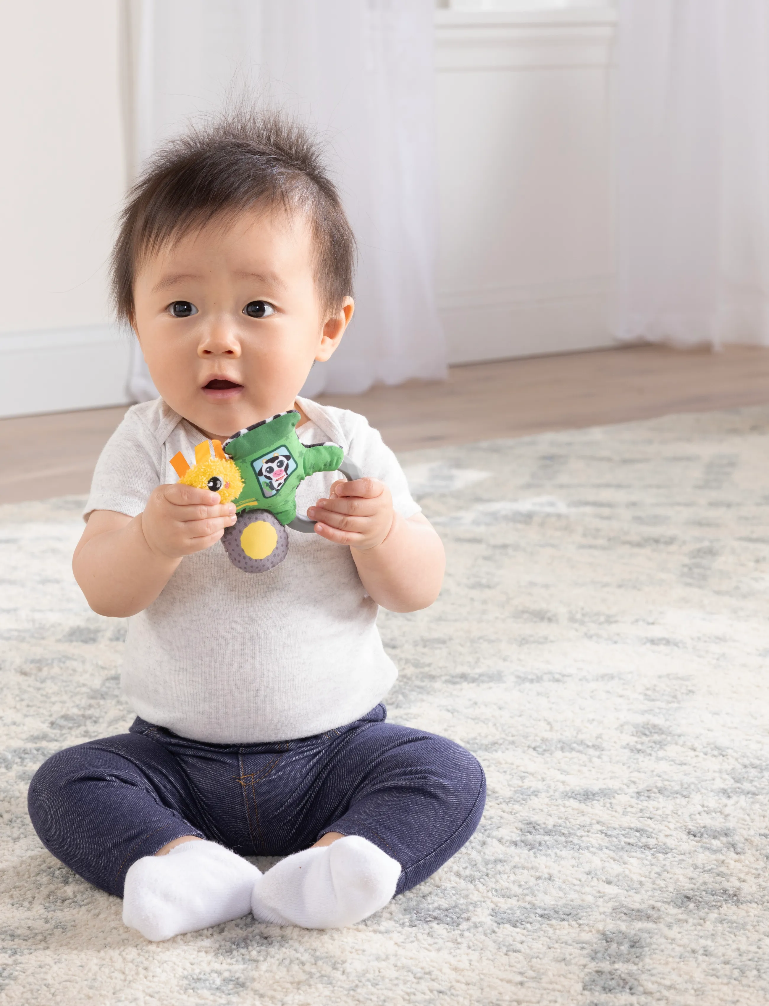 Lamaze John Deere My First Tractor Rattle, Børn, Rattles, Grøn, Str: ONE SIZE