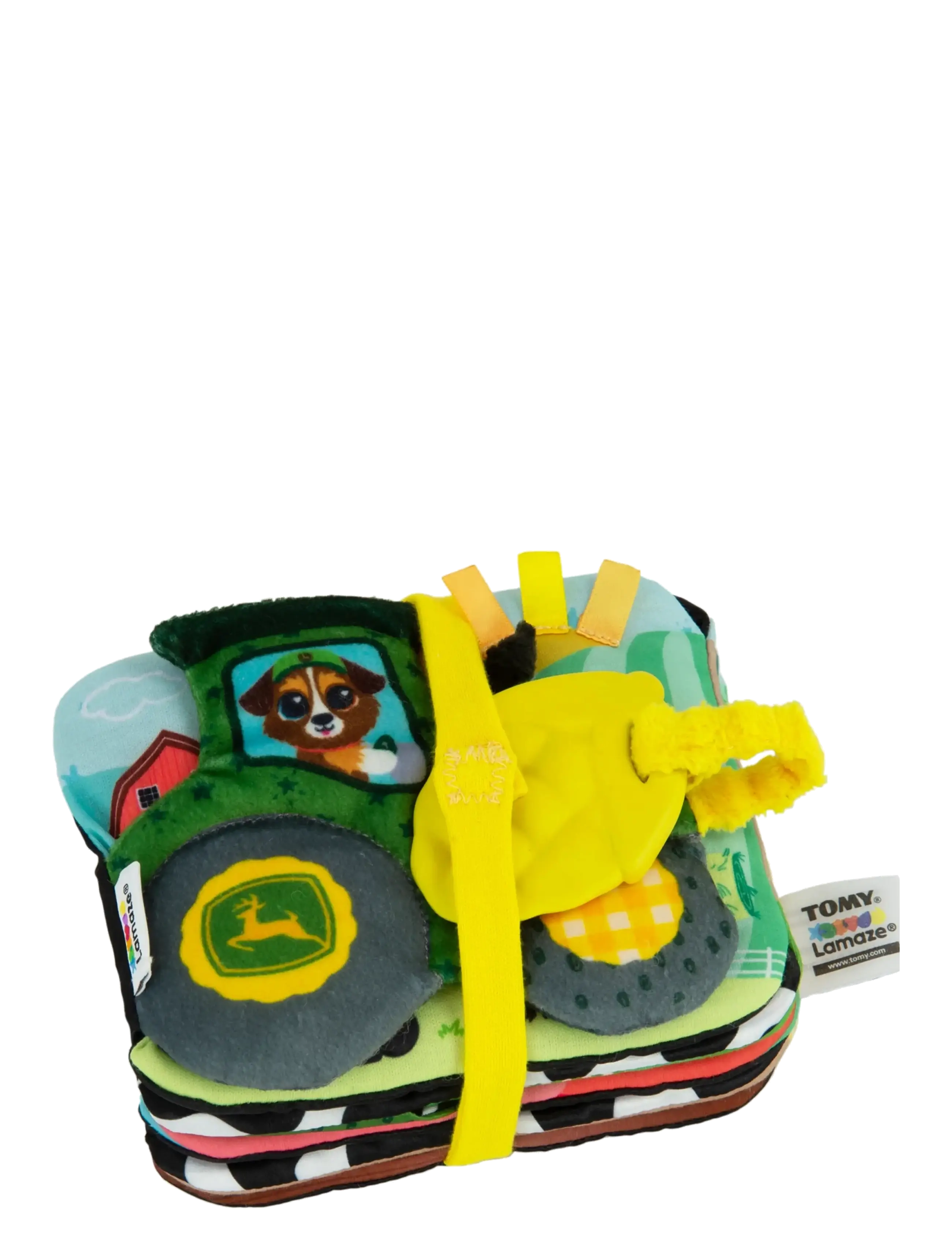 Lamaze - Lamaze John Deere Journey Soft Book - interaktivt legetøj - multi - 3