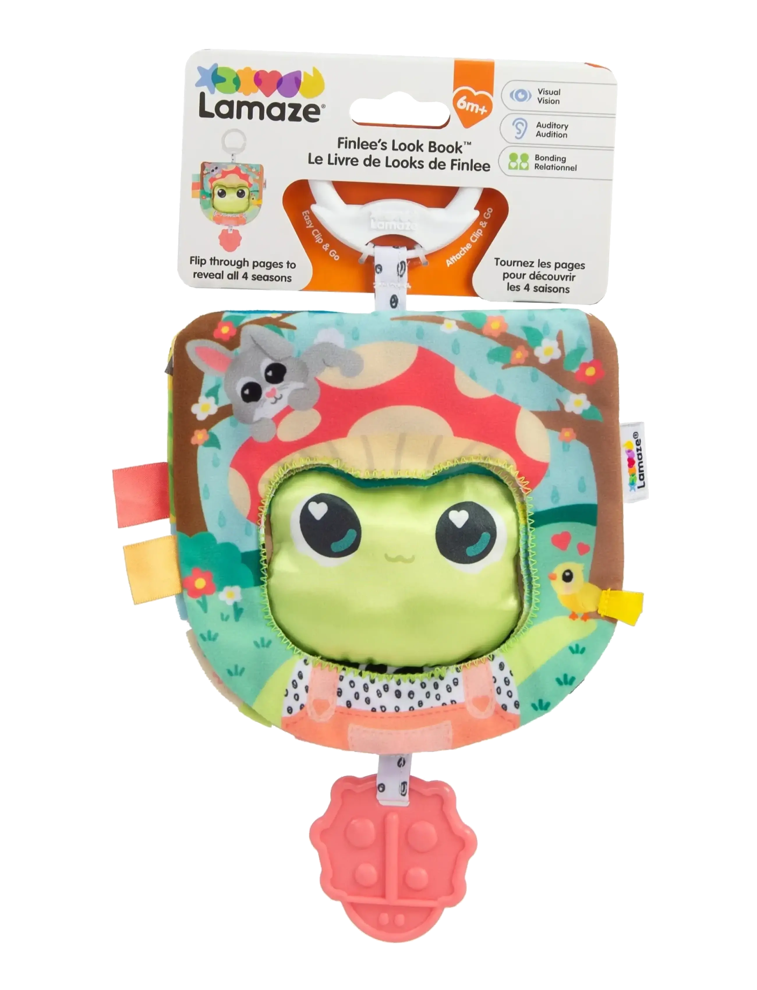 Lamaze Lamaze Finlee'S Look Book - Lastenkirjat - MUTI / green