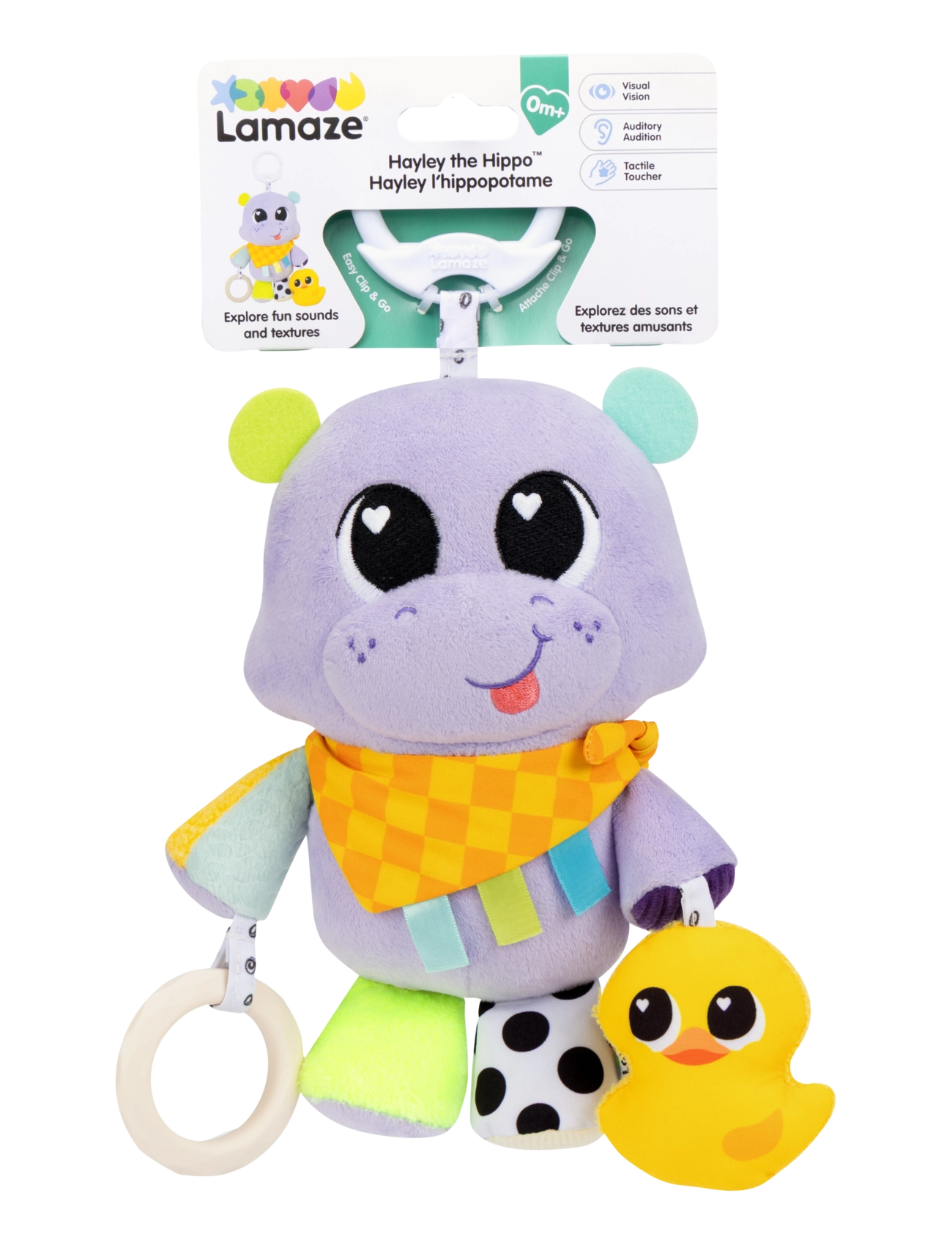 Lamaze Lamaze Hayley The Hippo Clip & Go - Lelut - MULTI / multi