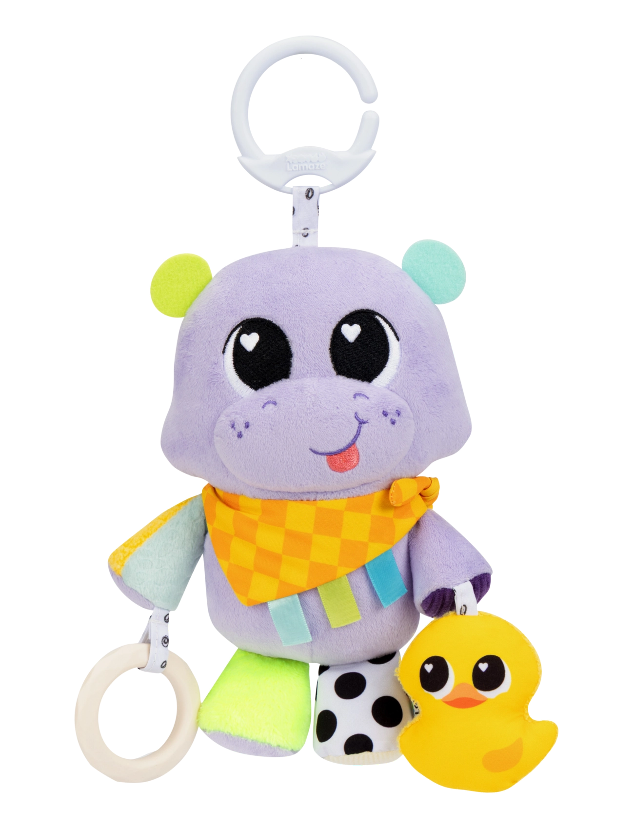 Lamaze - Lamaze Hayley The Hippo Clip & Go - bitleksaker - multi - 1