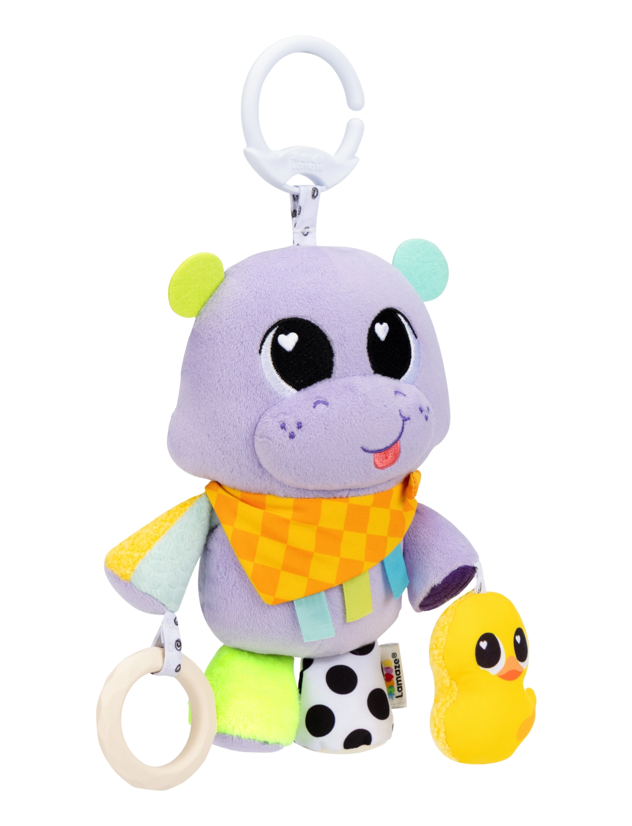 Lamaze - Lamaze Hayley The Hippo Clip & Go - bitleksaker - multi - 2