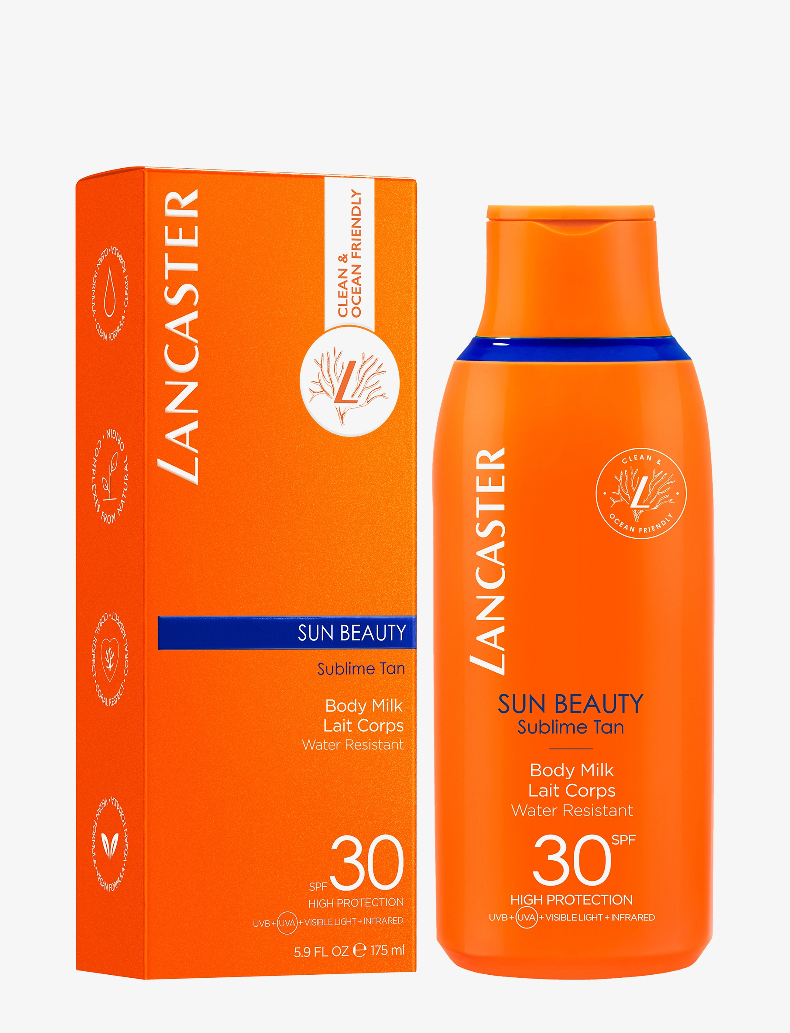 Lancaster - Sun Care Face & Body Body milk SPF30 - til kroppen - no color - 2