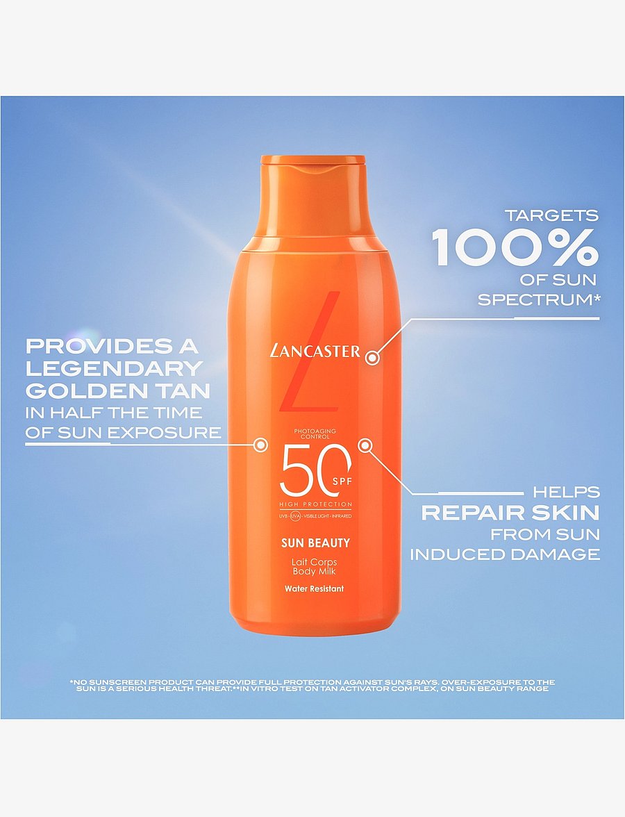 Lancaster - Sun Beauty Body Milk SPF50 High Protection - til kroppen - clear - 2