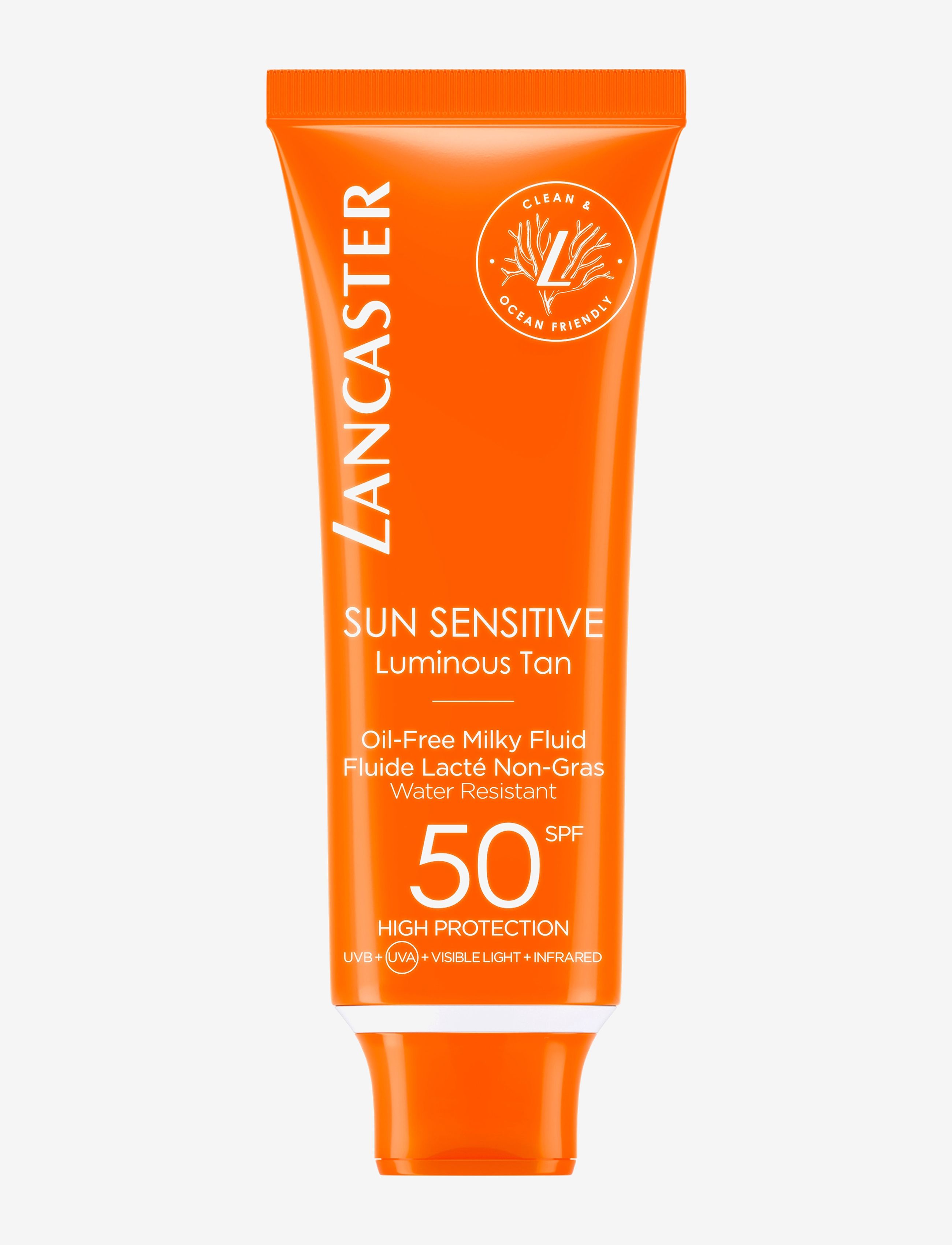 Lancaster Sun Sensitive Oil-Free Milky Fluid Spf50 High Protection, Ansigt, Nude, Str: 50ML