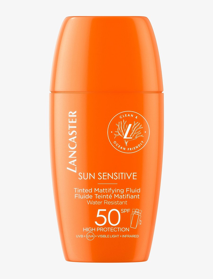 Lancaster - Sun Sensitive Tinted Mattifying Fluid SPF50 High Protection - beauty summer shop - no color - 1