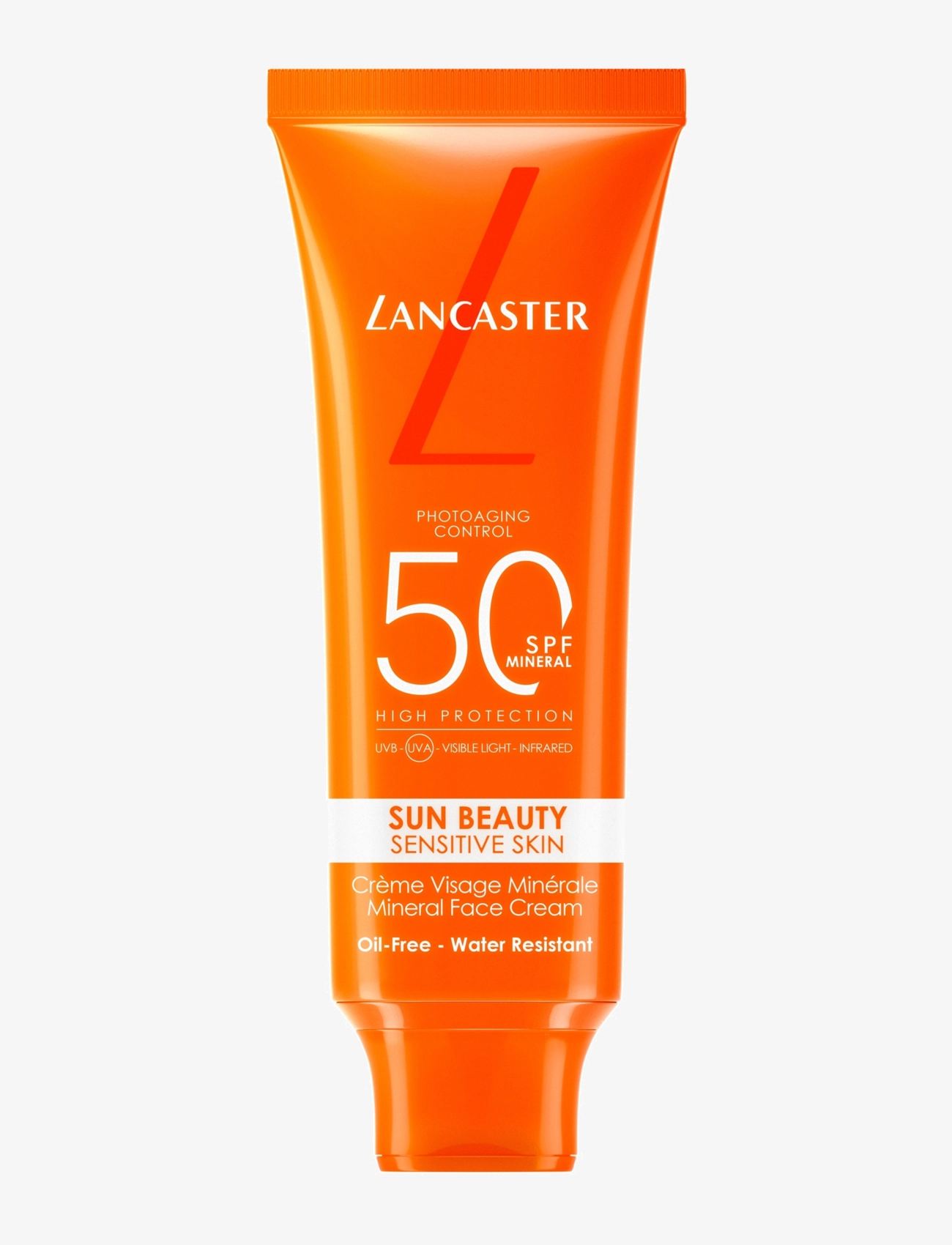 Lancaster Sun Sensitive Mineral Face Cream Spf50 High Protection, Ansigt, Nude, Str: 50 ML