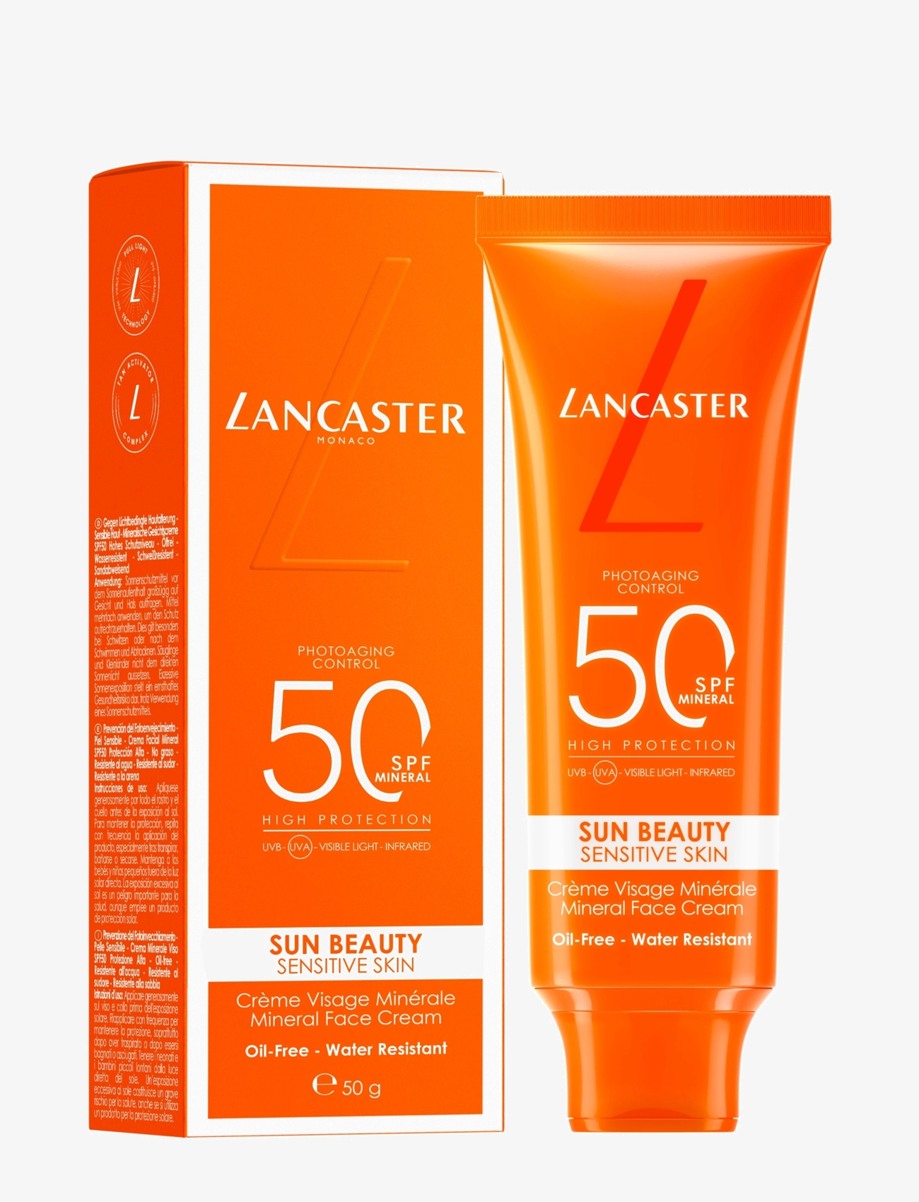 Lancaster Sun Sensitive Mineral Face Cream Spf50 High Protection dagkräm dam – bild 2