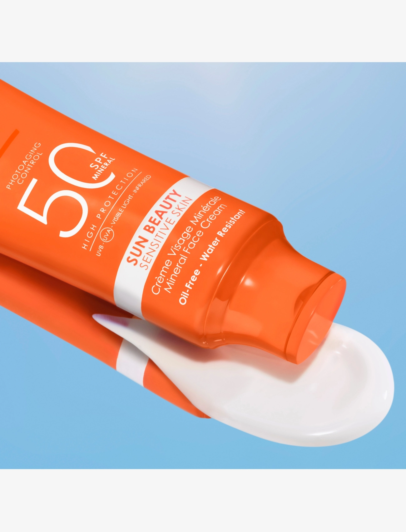 Lancaster Sun Sensitive Mineral Face Cream Spf50 High Protection dagkräm dam – bild 3