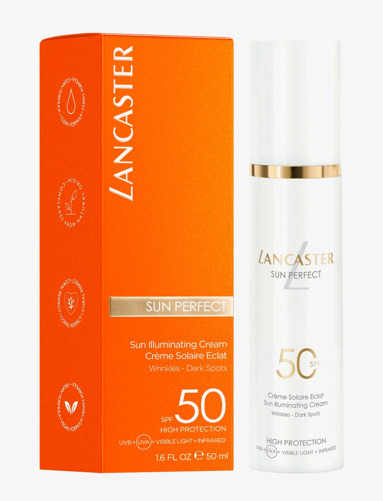 Lancaster Sun Perfect Illuminating Cream Spf50, Ansigt, Str: 50ML