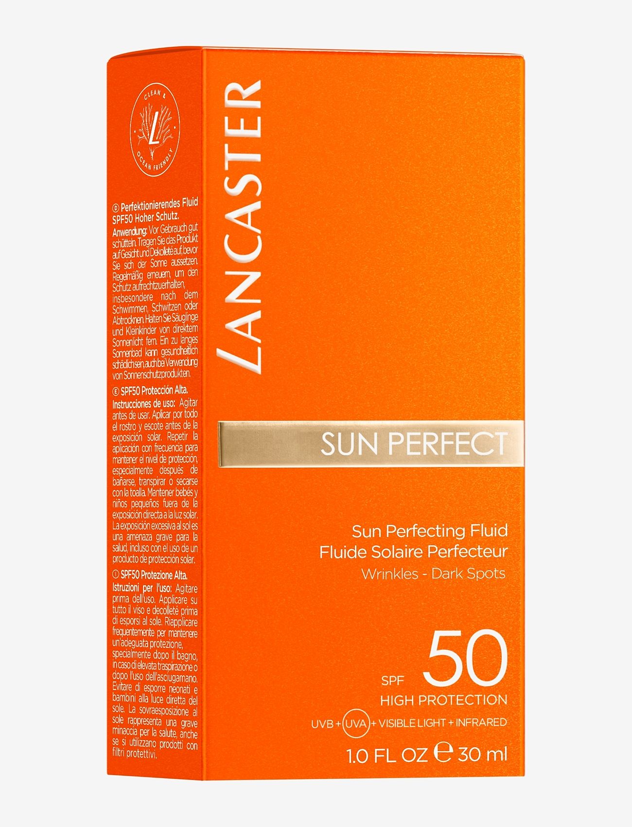 Lancaster - Lancaster Sun Perfect Sun perfecting fluid spfs50 30 ML - for face - no color - 3