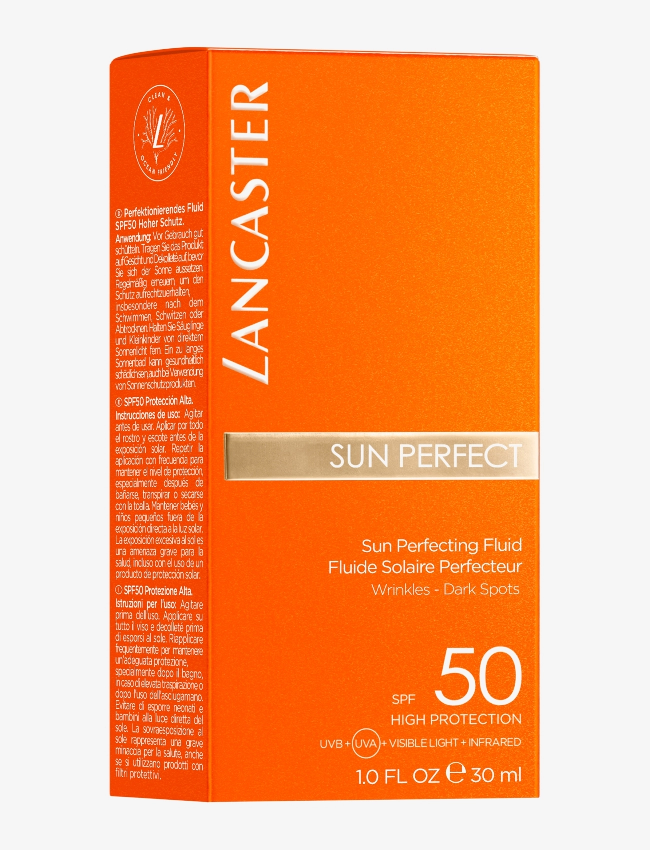 Lancaster - Lancaster Sun Perfect Sun perfecting fluid spfs50 30 ML - face - no color - 3
