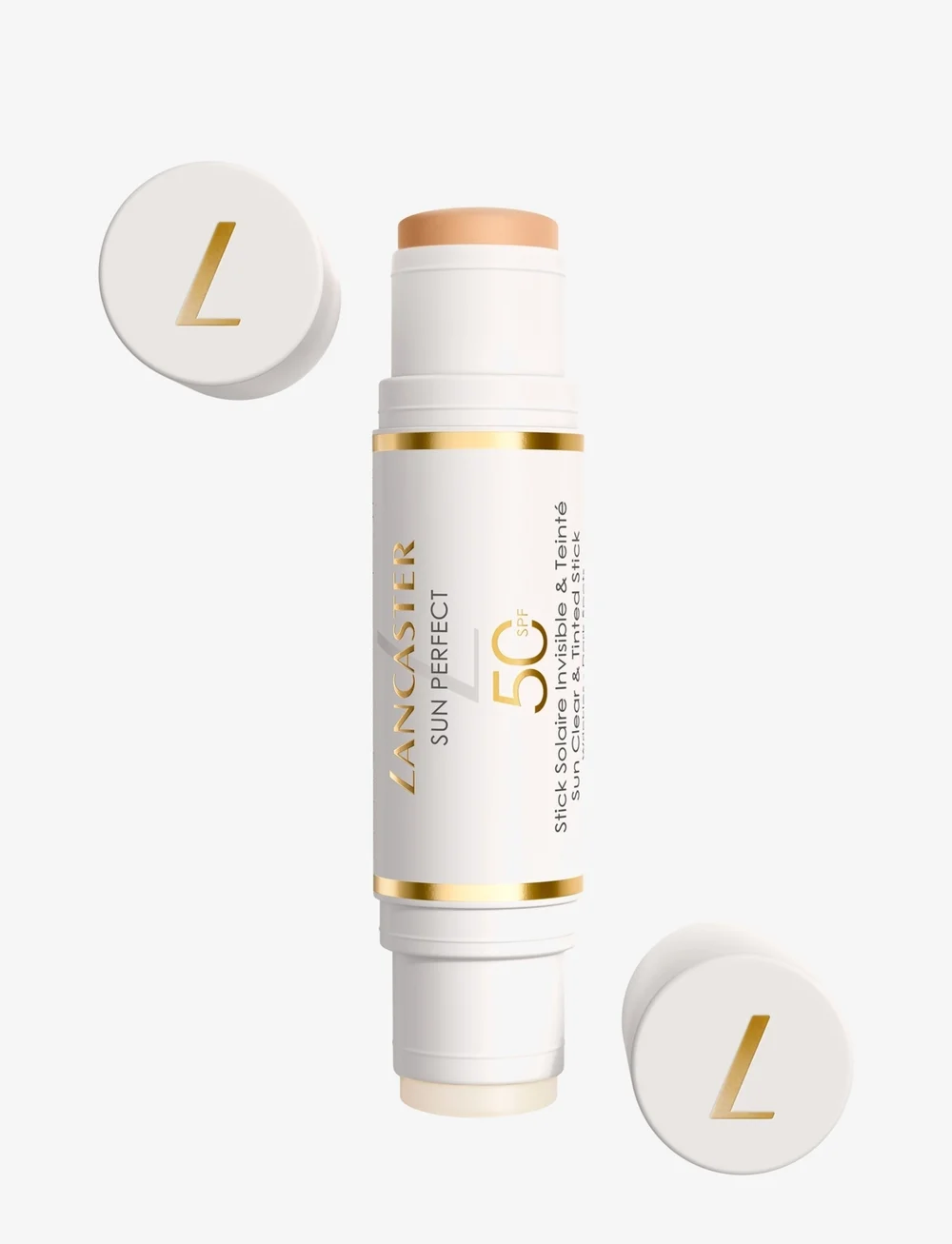 Lancaster - Lancaster Sun Perfect Airy clear & tinted duo stick spf50 13 GR - för ansiktet - no color - 1